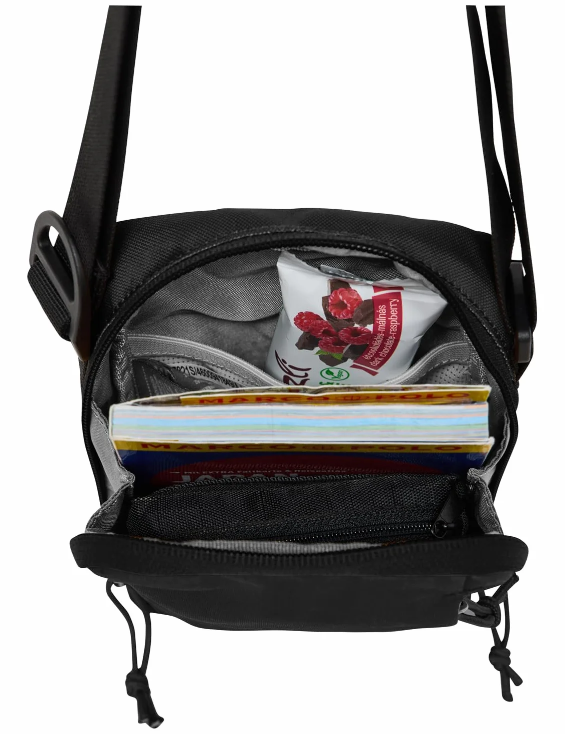 Jack Wolfskin Konya Bag męska torba na ramię, czarna, czarny