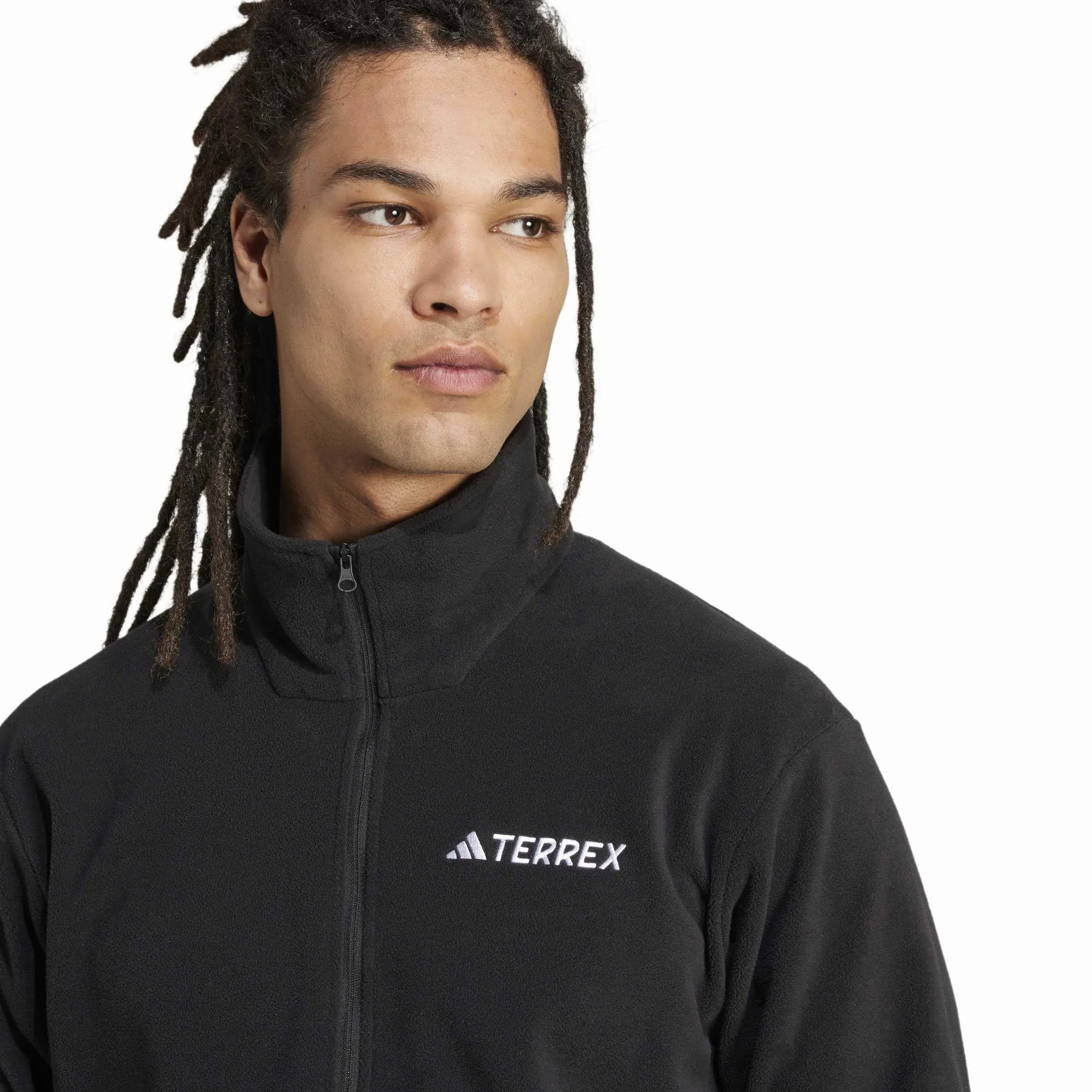 adidas Mężczyźni Terrex Multi Essentials Half Zip Fleece Jacket, black, XL