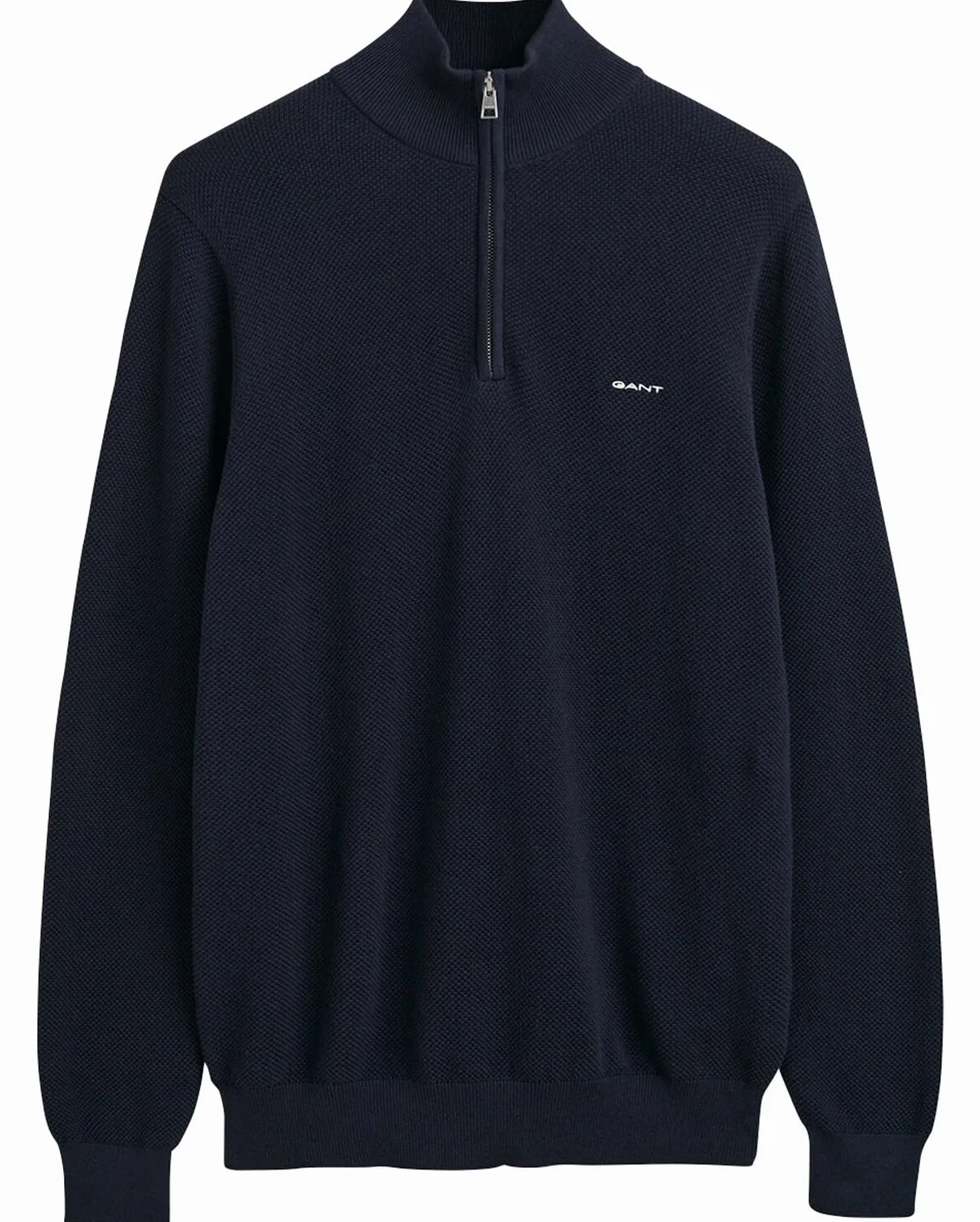 GANT Sweter Mężczyźni Bawełniany Zamek Błyskawiczny