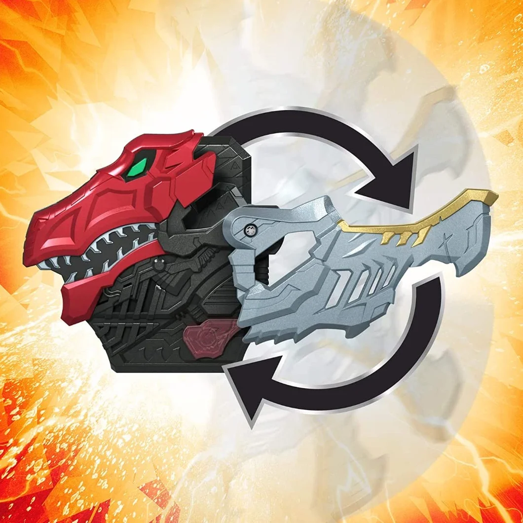 Power Rangers Dino Fury Morpher Elektroniczna zabawka ze światłami i dźwiękami zawiera Dino Fury Key inspirowany programem telewizyjnym