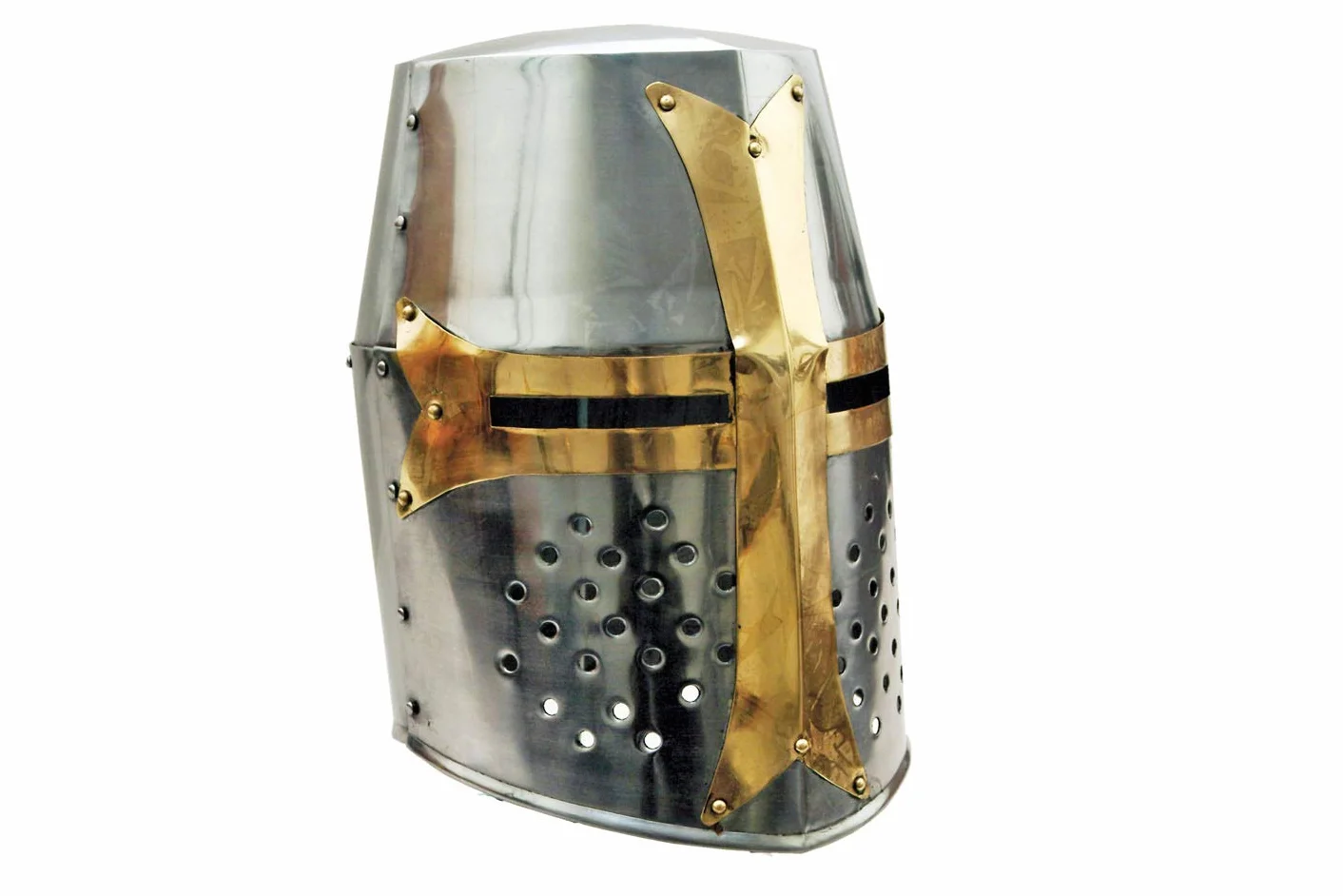 Szco Supplies Dekoracyjny hełm krzyżowca z beczką, 35,5 cm, dekoracyjny hełm (910902).