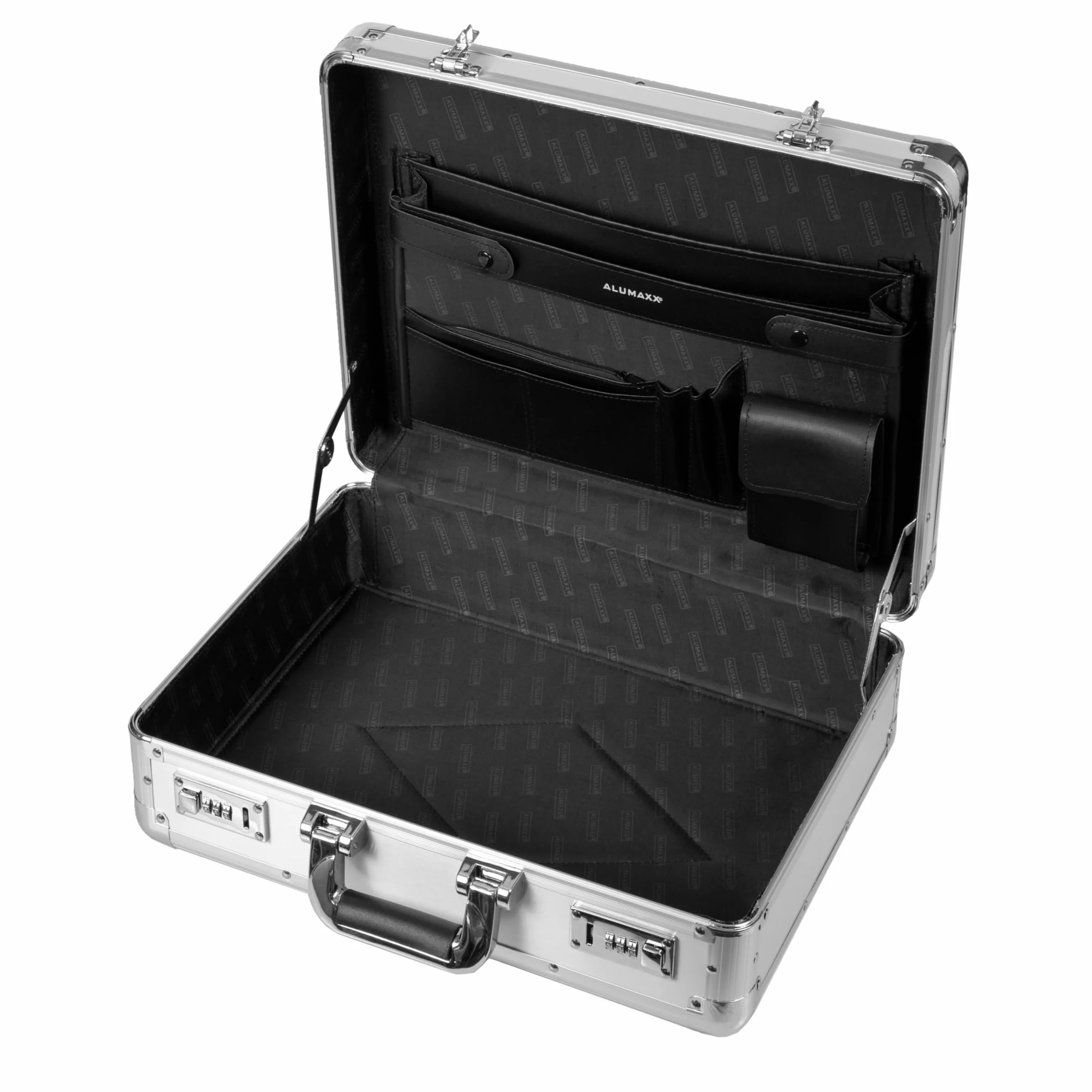 Alumaxx TAURUS Walizka na Dokumenty, Rozmiar 32 × 44 × 11 cm, Srebrny