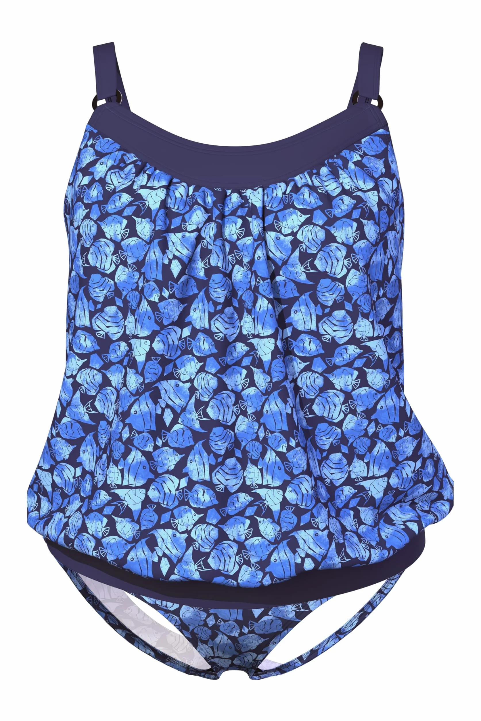 Ulla Popken Tankini — zestaw Kobiety Tankini, Enya, Fischschwarm