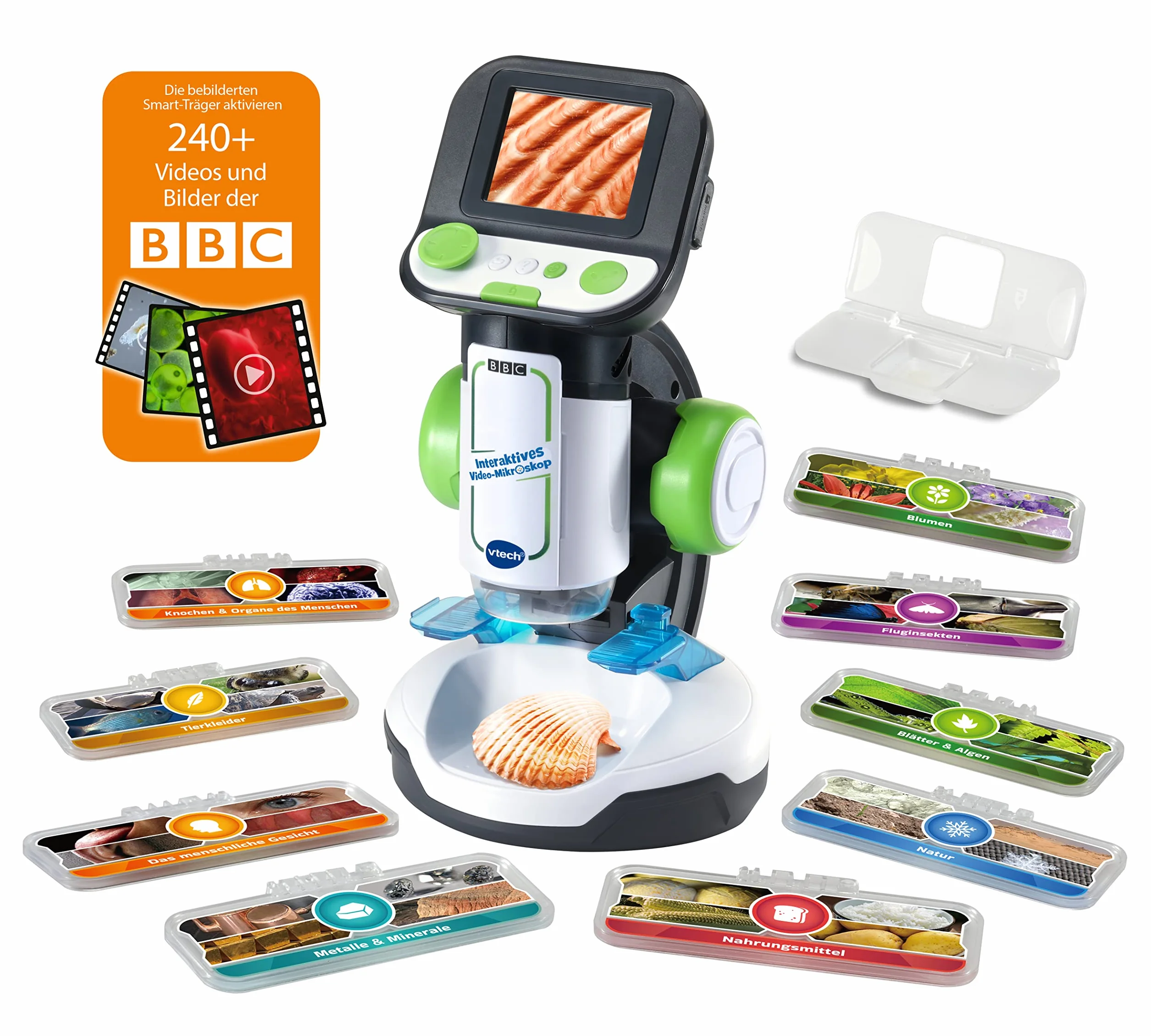 Vtech 80-616104 Interaktywny mikroskop wideo dla dzieci, kolorowy