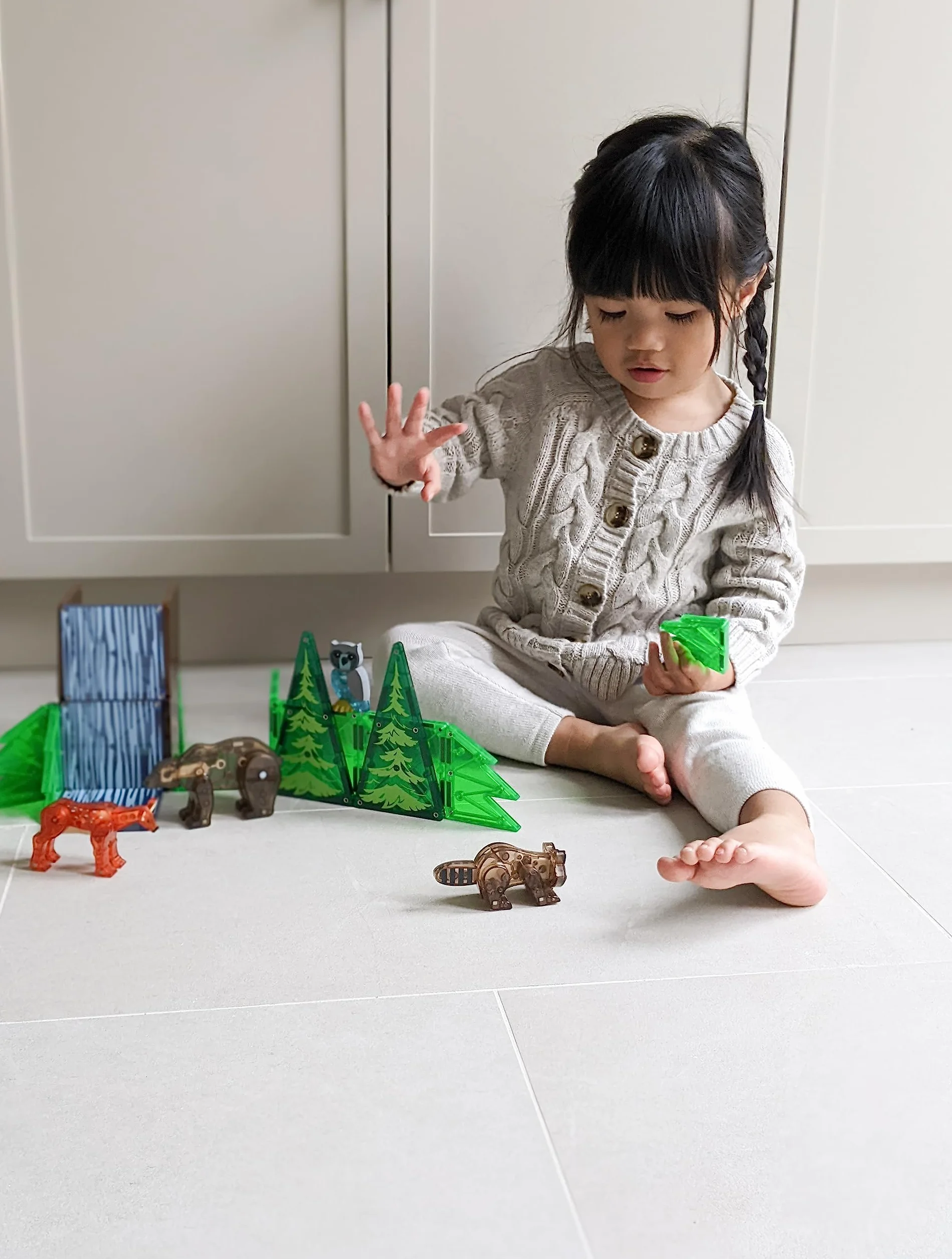 Magna-Tiles - Forest Animals zestaw 25 szt. - (90224)
