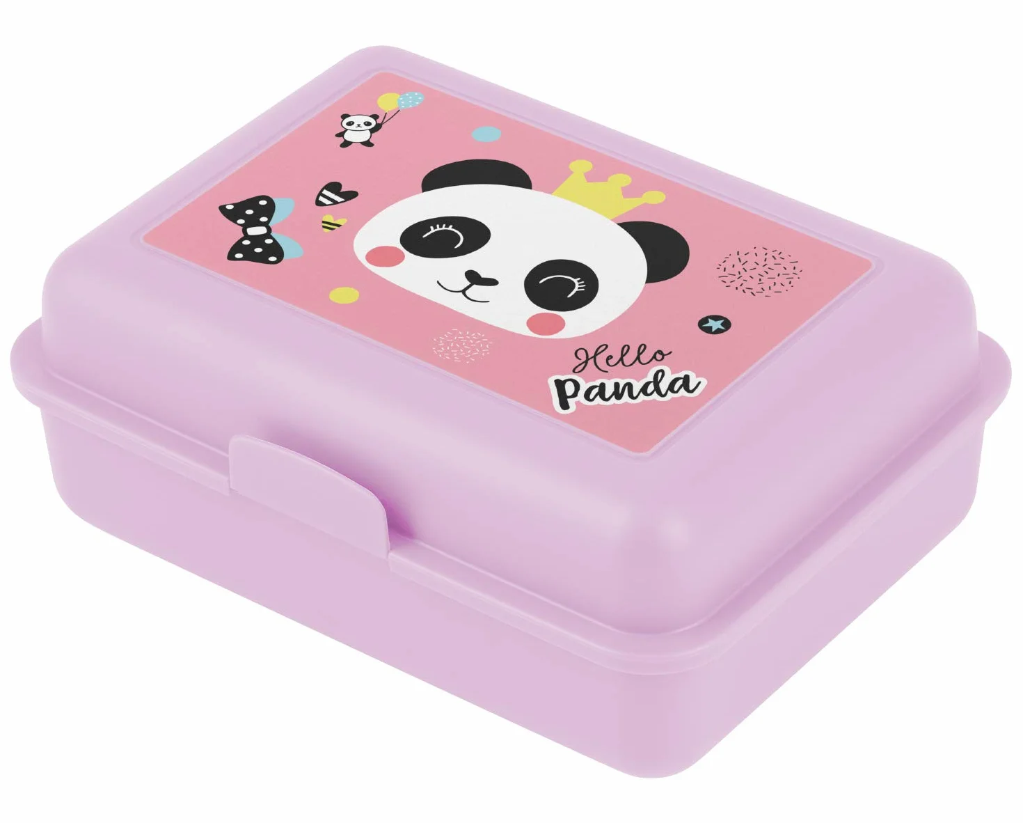 Schulranzen Mädchen Set 5 Teilig - Schultasche ab 1. Klasse - Grundschule Ranzen mit Brustgurt - Ergonomischer Schulrucksack (Panda)