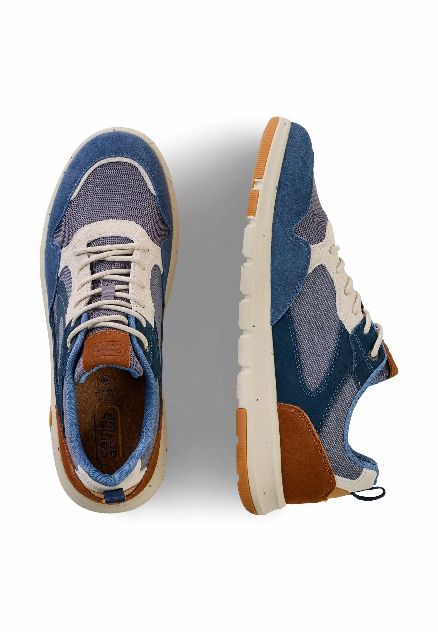 camel active Męskie buty typu sneaker, męskie półbuty, wymienna wkładka