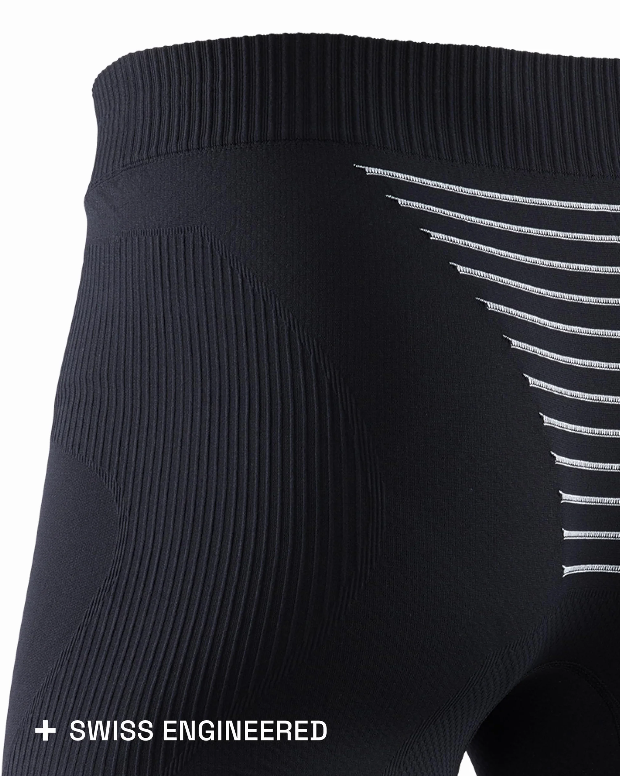Lekkie bokserki męskie X-Bionic Invent 4.0, wysokowydajna bielizna sportowa z zaawansowanymi technologiami zapewniającymi optymalną kontrolę klimatu i wygodę - Arctic White/Opal Black, L