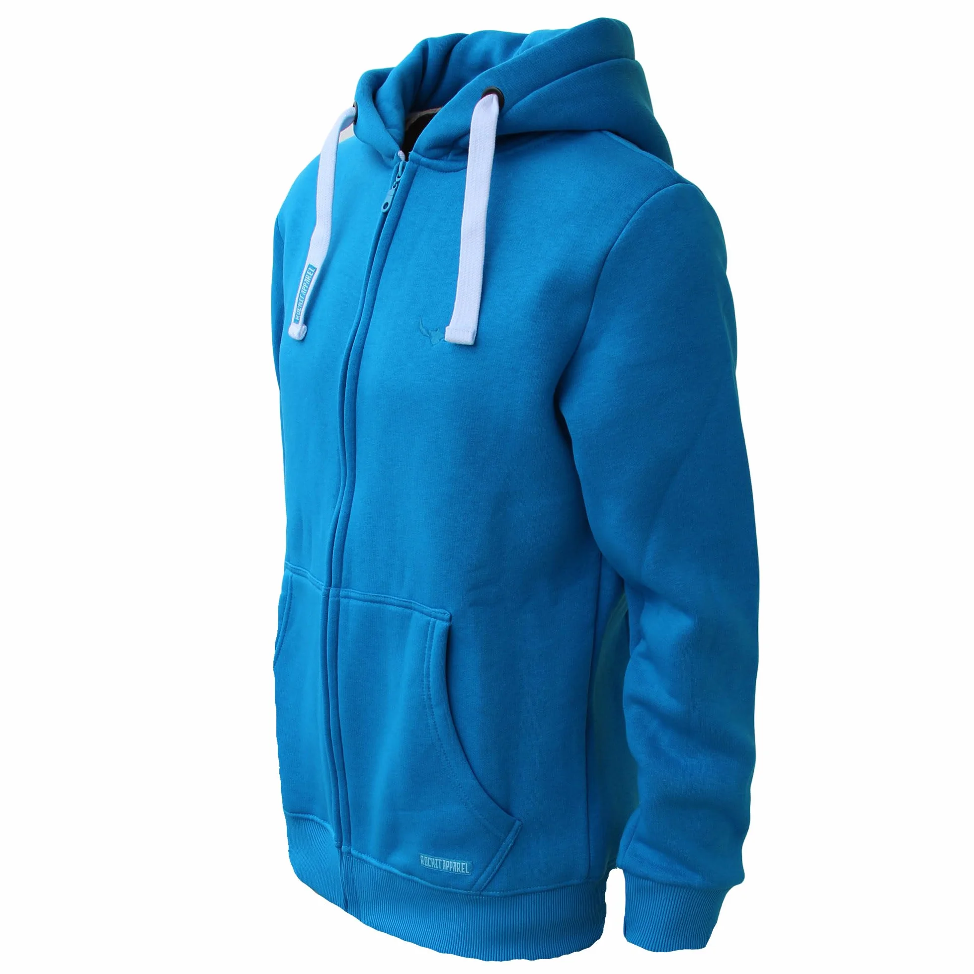 ROCK-IT Apparel Bluza z kapturem dla mężczyzn, zapinana na zamek błyskawiczny [rozmiary S-5XL] bardzo miękka tkanina premium – z kieszenią typu kangurka