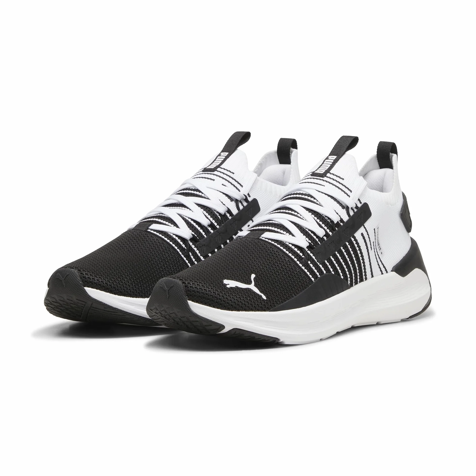 PUMA Softride Symmetry FuzionSneaker męskie, Puma Czarny chłodny ciemnoszary PUMA biały, 43 EU