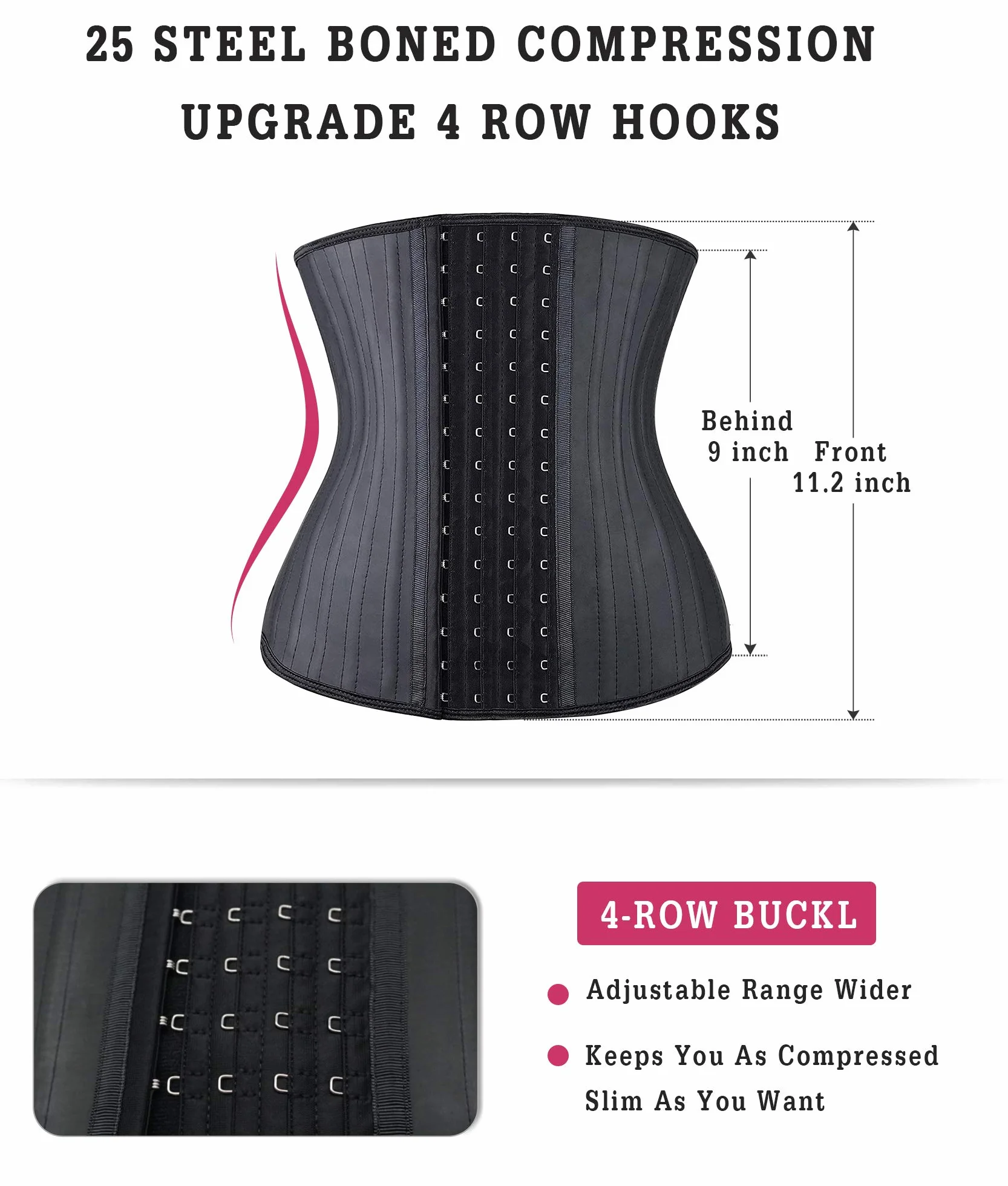 YIANNA Odzież formująca talię Kobiety waist trainer