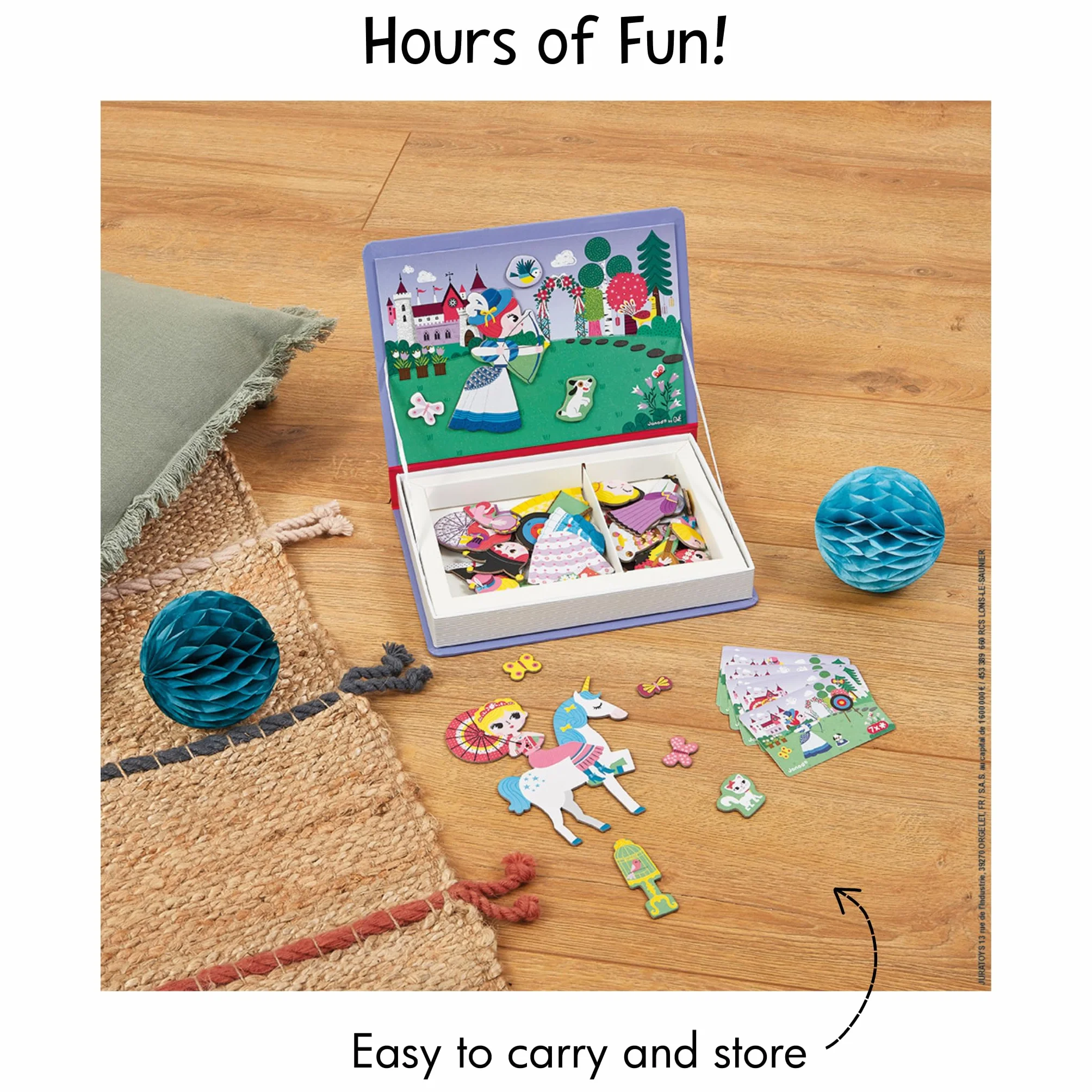 Janod J02725 Princesses Magneti'Book