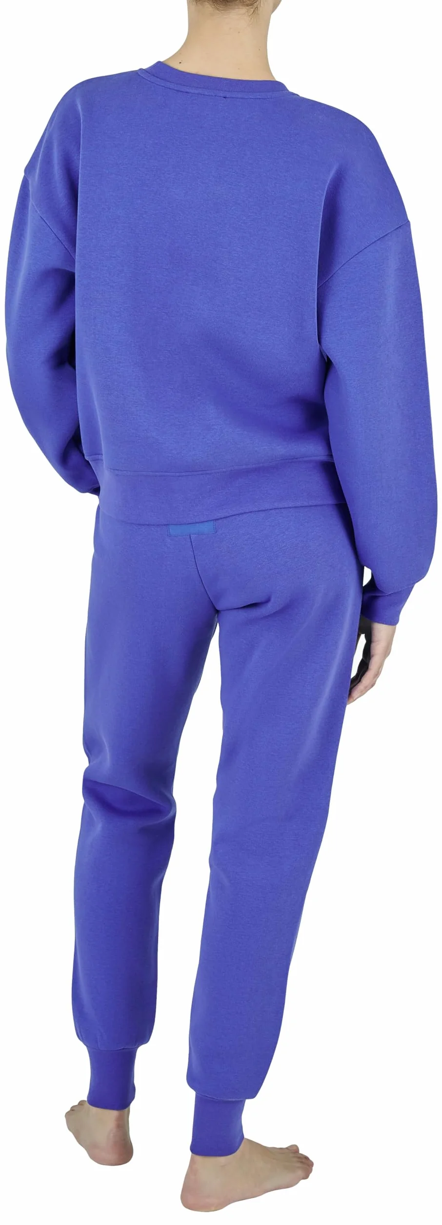 Emporio Armani Iconic Terry Loungewear Tracksuit, Fioletowy niebieski, XS