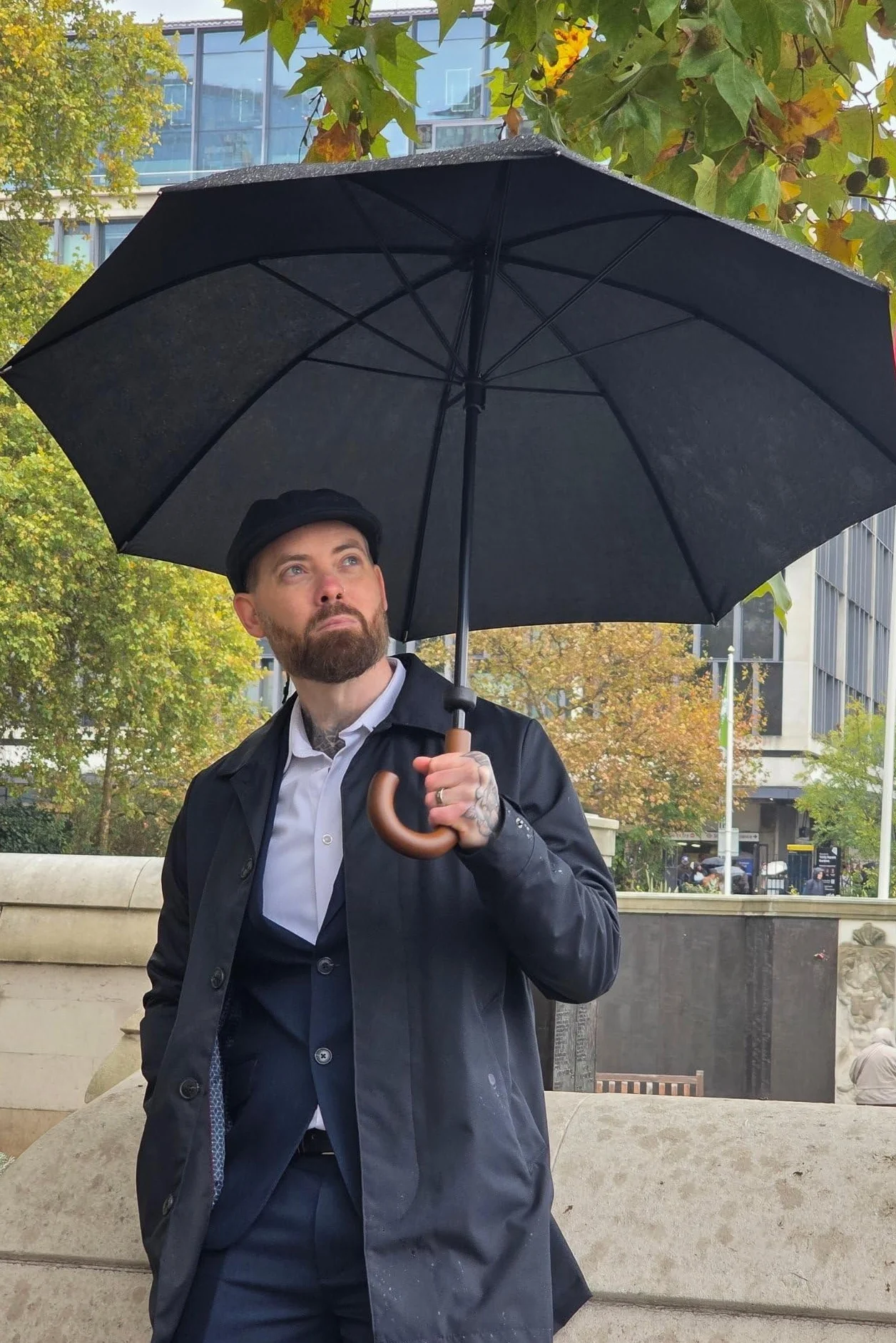 Fulton Parasol myśliwski, Czarny, 106 centimeters, parasole