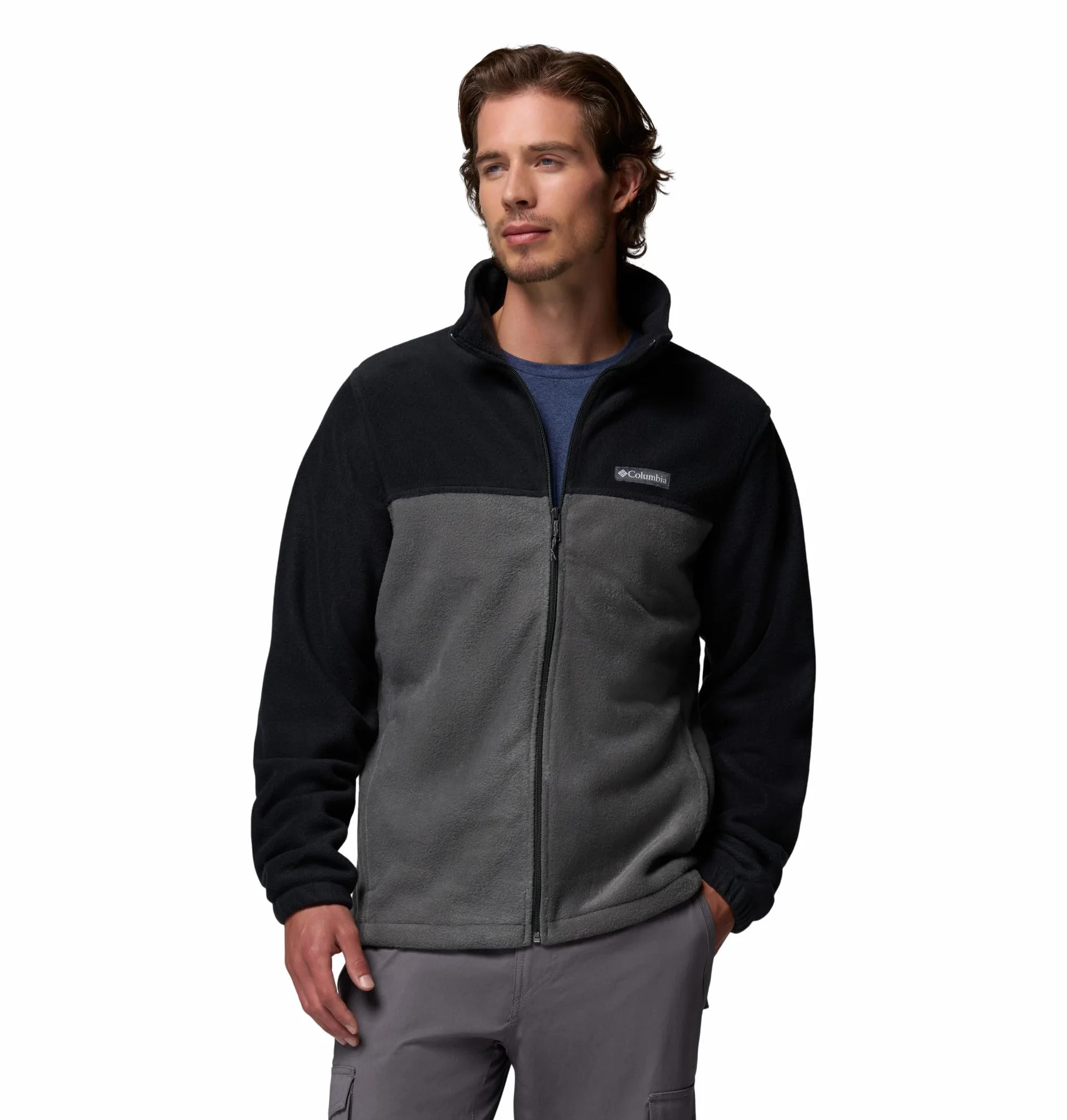 Columbia Steens Mountain Full Zip 2.0, Kurtka polarowa Mężczyźni, Black/Grill, XL