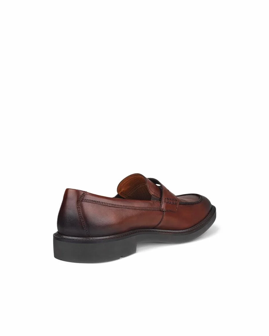 ECCO Men's Metropole London Penny Loafer Cognac - 52565401053