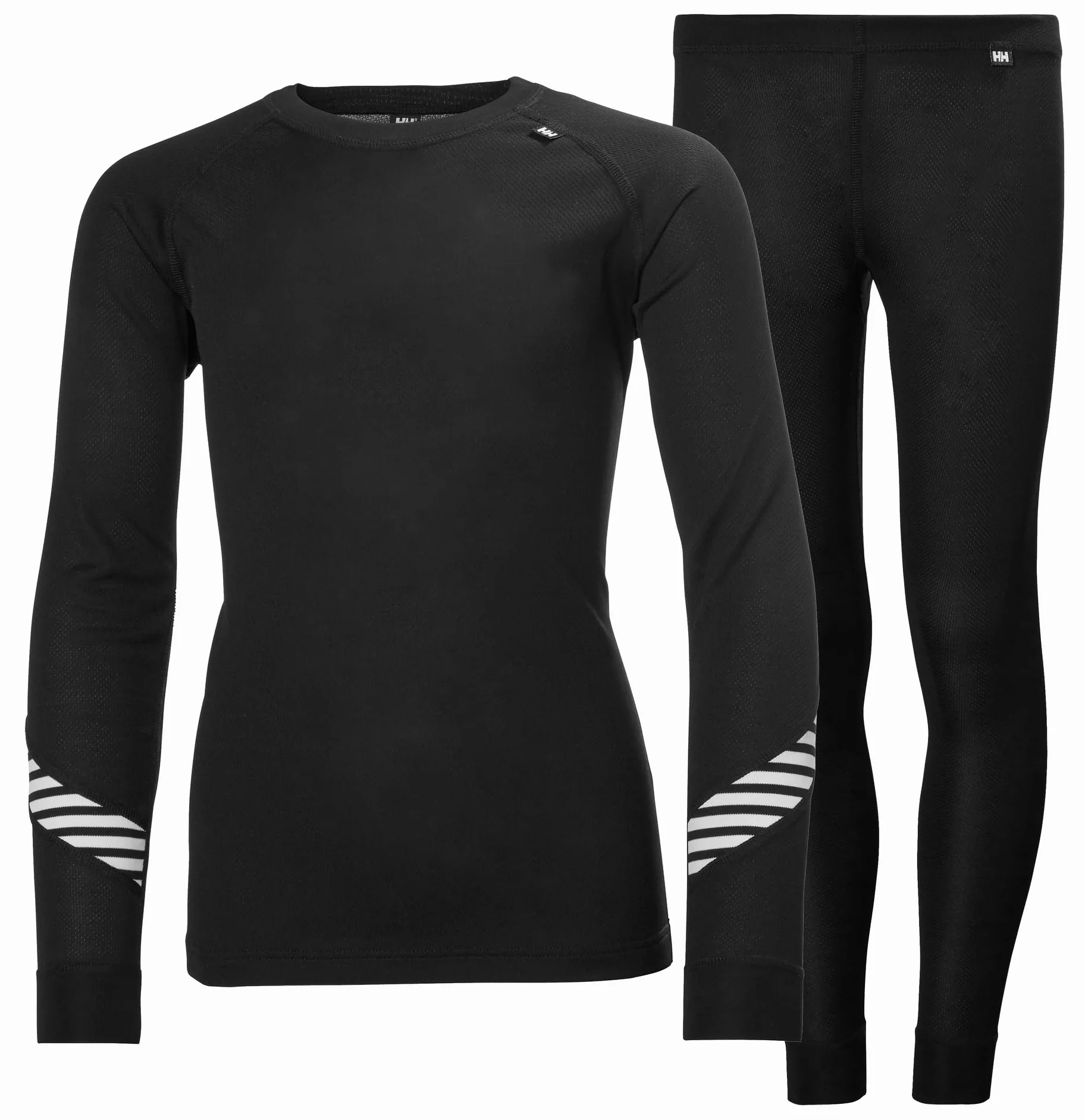 Helly-Hansen Mężczyźni HH Dry Komplet Bielizny Funkcyjnej, Czarny, 176/16 lat