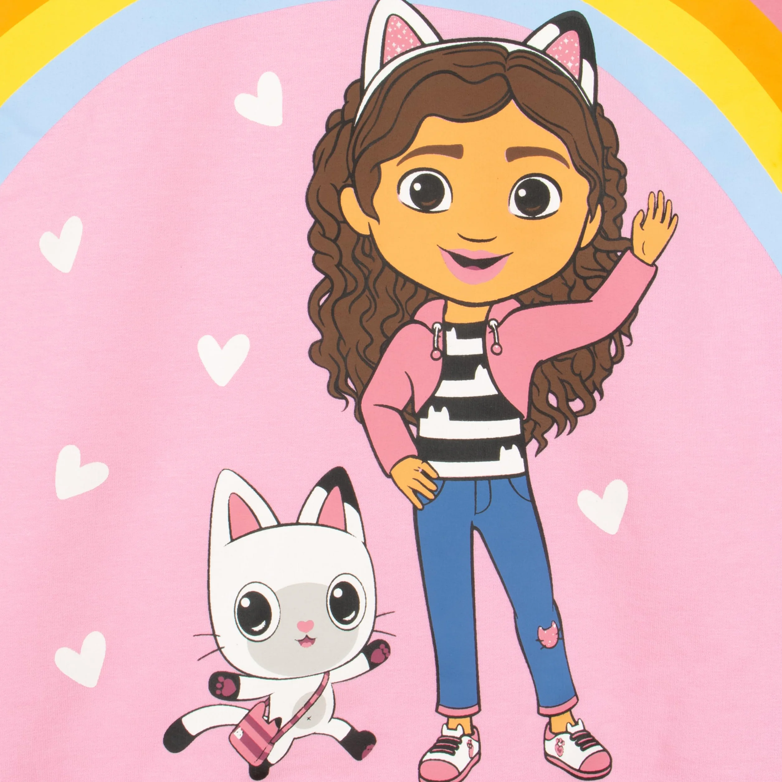 DreamWorks Gabby's Dollhouse Longline Hoodie Dla Dziewczynek | Ubrania Gabbys Dollhouse