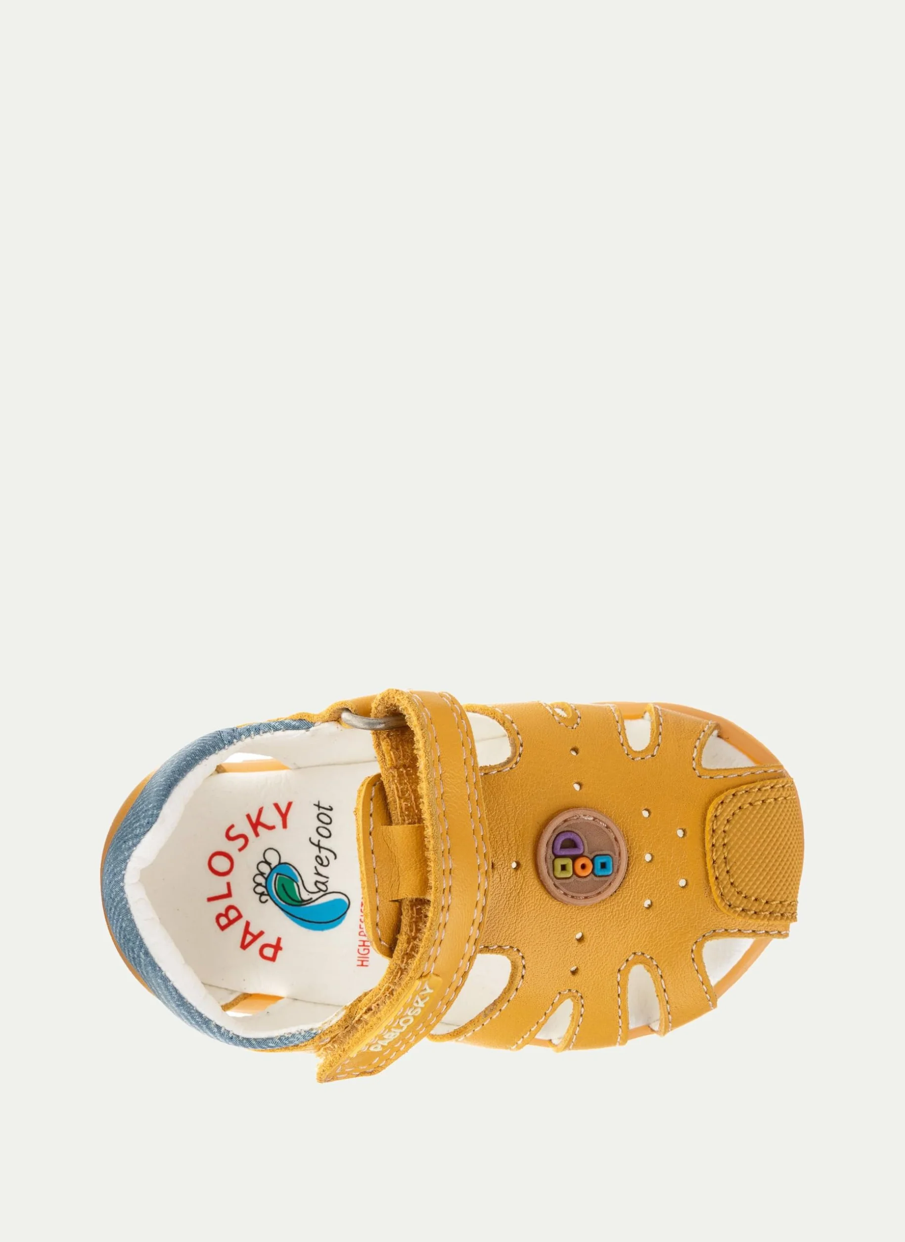 Pablosky ZIG 051780, Sandał, Żółty, 22 EU Ancho