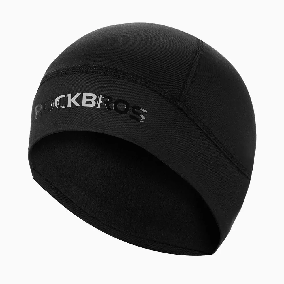 ROCKBROS Czapka Rowerowa Kask Undercap Czapka Rowerowa Ciepła Wiatroszczelna Czapka Zimowa Czapka Rowerowa do Jazdy na Rowerze Narciarstwo Bieganie Kobiety/Mężczyźni