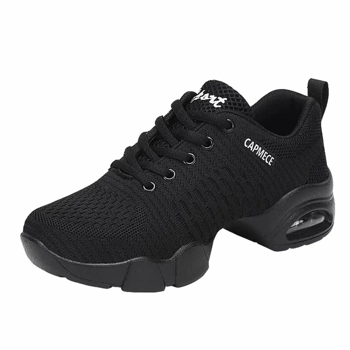 Damskie buty do tańca, sznurowane siateczki, poduszki powietrzne, do tańca, tenisówki, buty do tańca