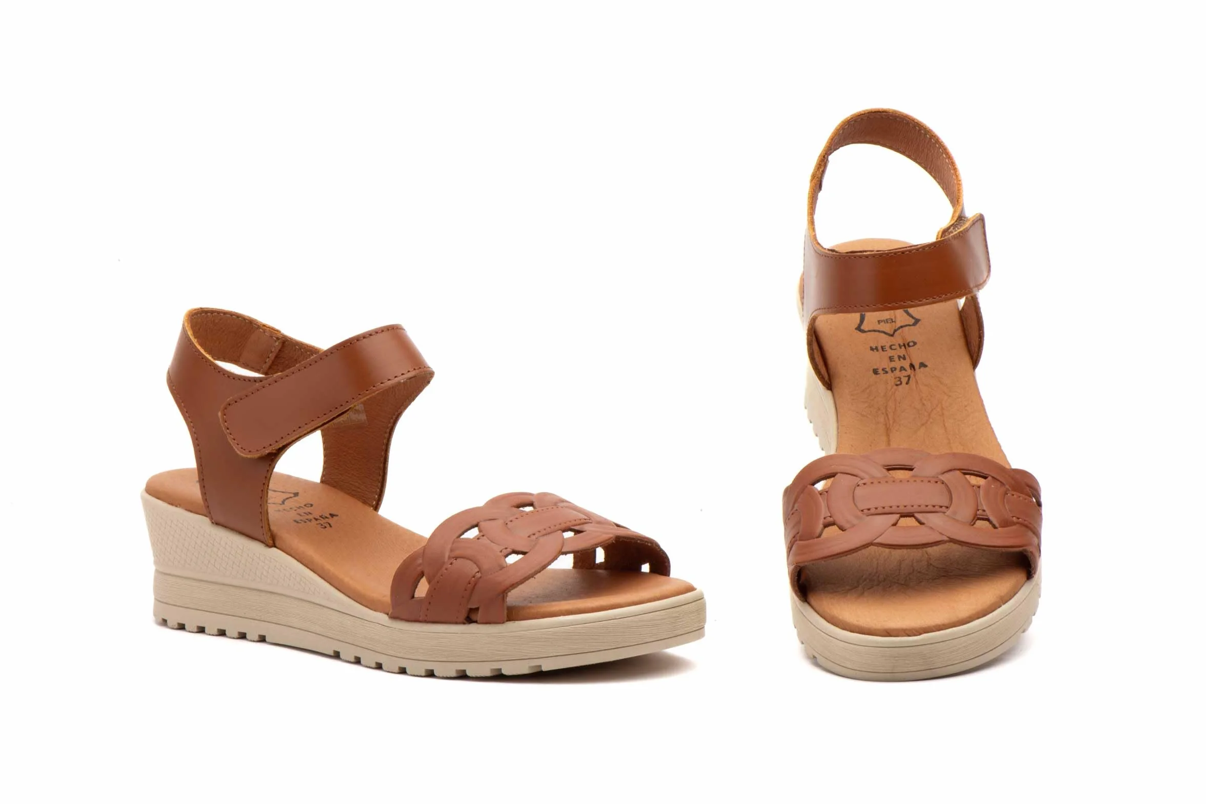NOESLOMISMO BY DILEMA Sandały damskie na koturnie | Wygodne Letnie buty
