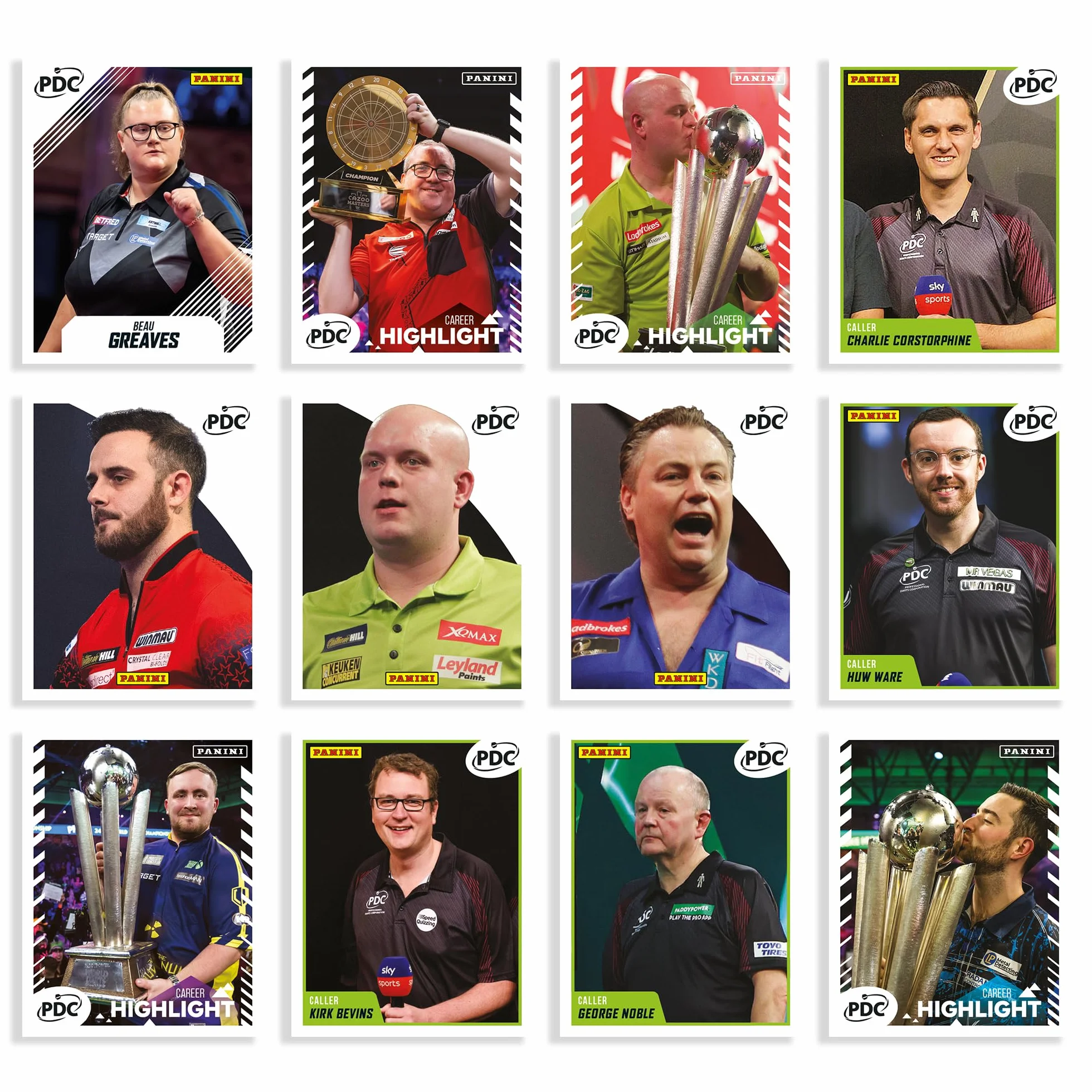 Kolekcja naklejek World Darts Championship - puszka kieszonkowa