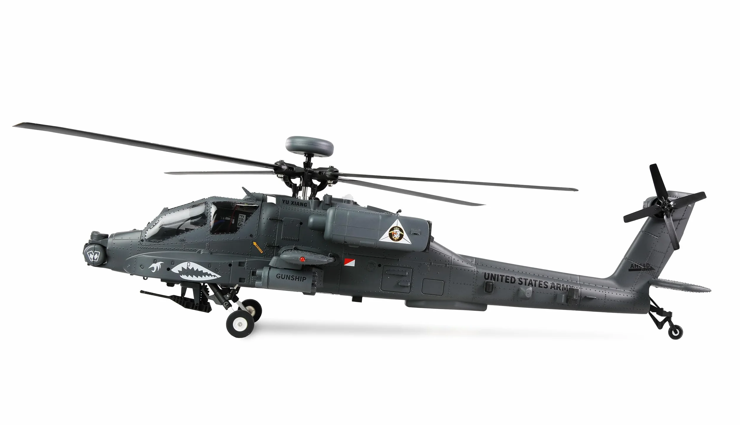 Amewi Apache AH-64D CP helikopter 6G/3D GPS RTF RC zdalnie sterowany heli helikopter, oliwkowa zieleń