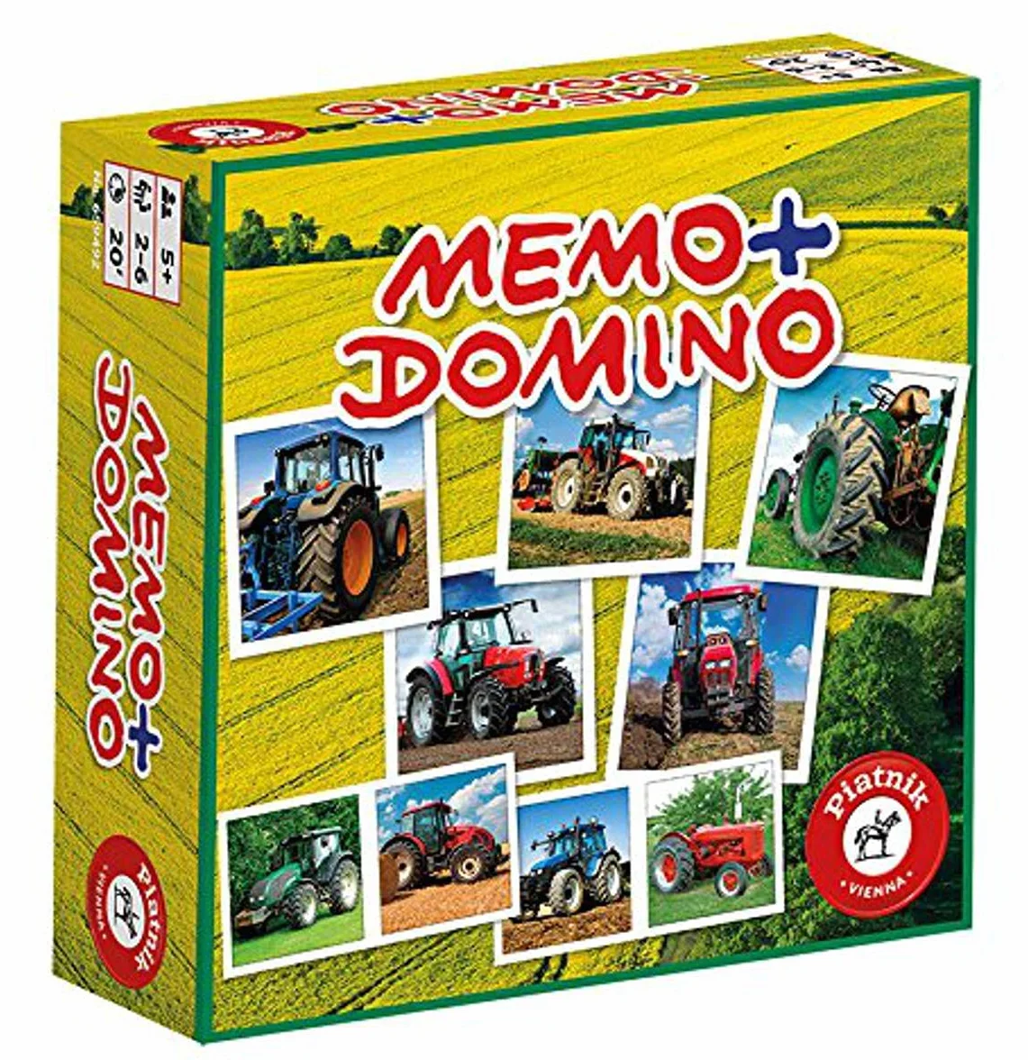 Piatnik 6594 "Ciągniki pamięć/gra Domino