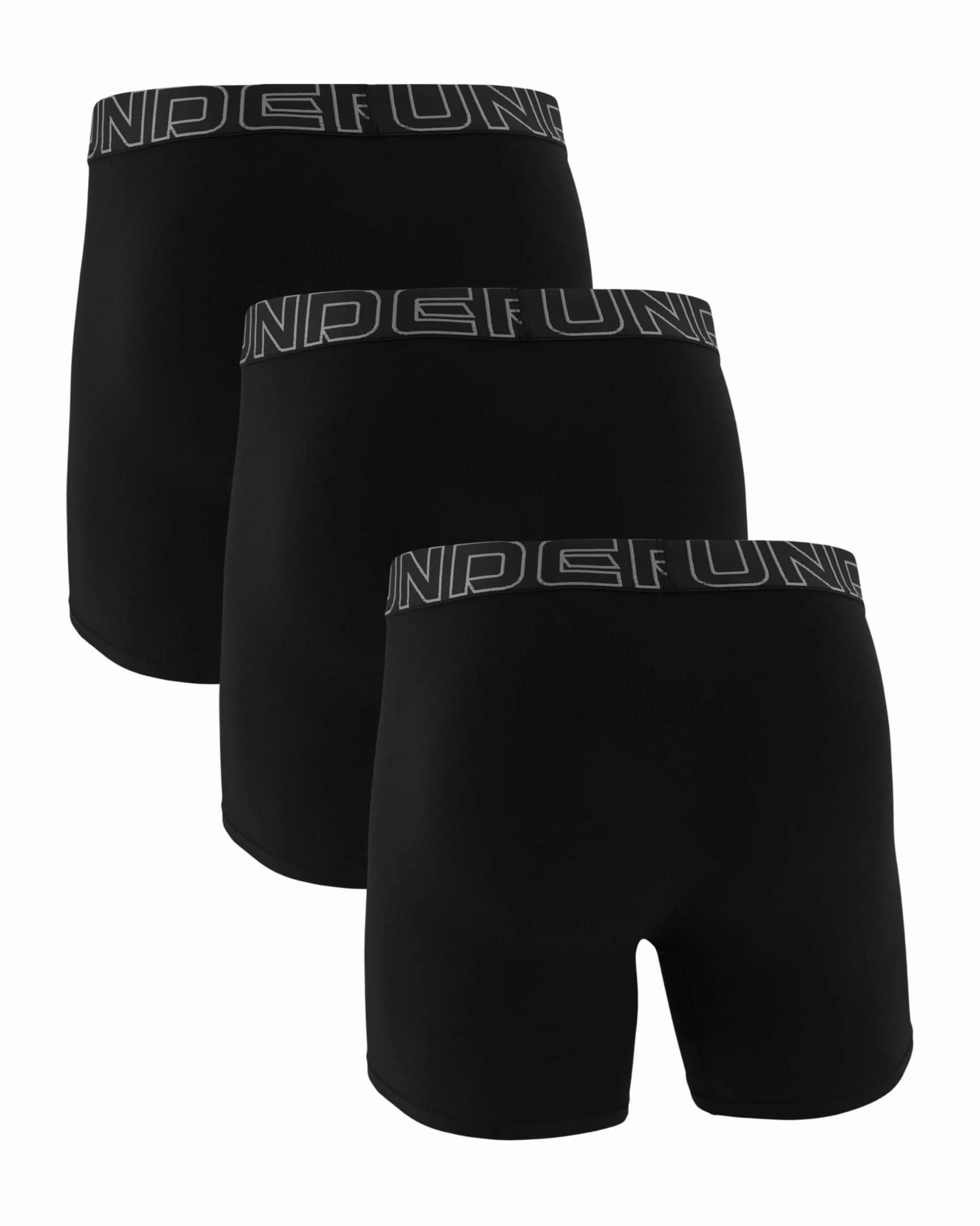 Under Armour Bielizna męska 15 cm Cotton Boxerjock - 3-pak, Czarny, M