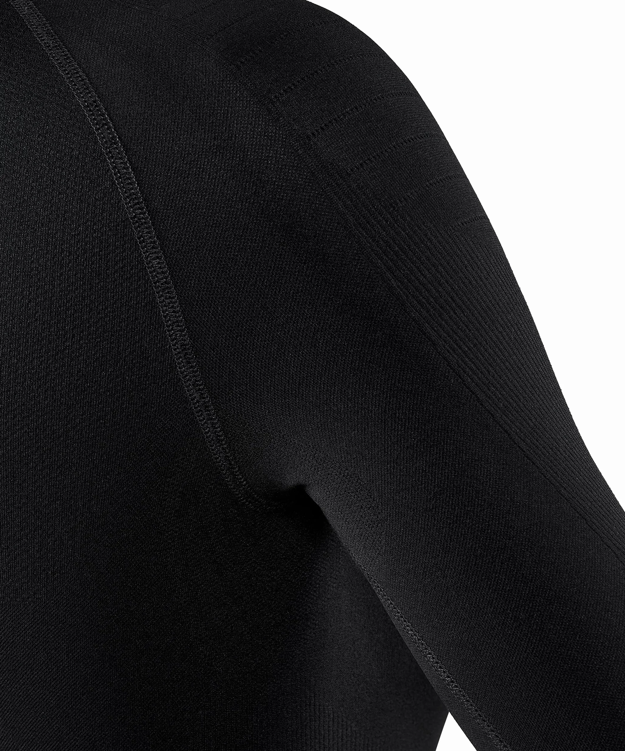 FALKE Kobiety Warstwa podstawowa (góra) Maximum Warm High Zip Neck W L/s Sh Termoaktywny, Oddychający i Szybkoschnący szybkoschnące ciepłe 1 Sztuka, Czarny Black 3000, S
