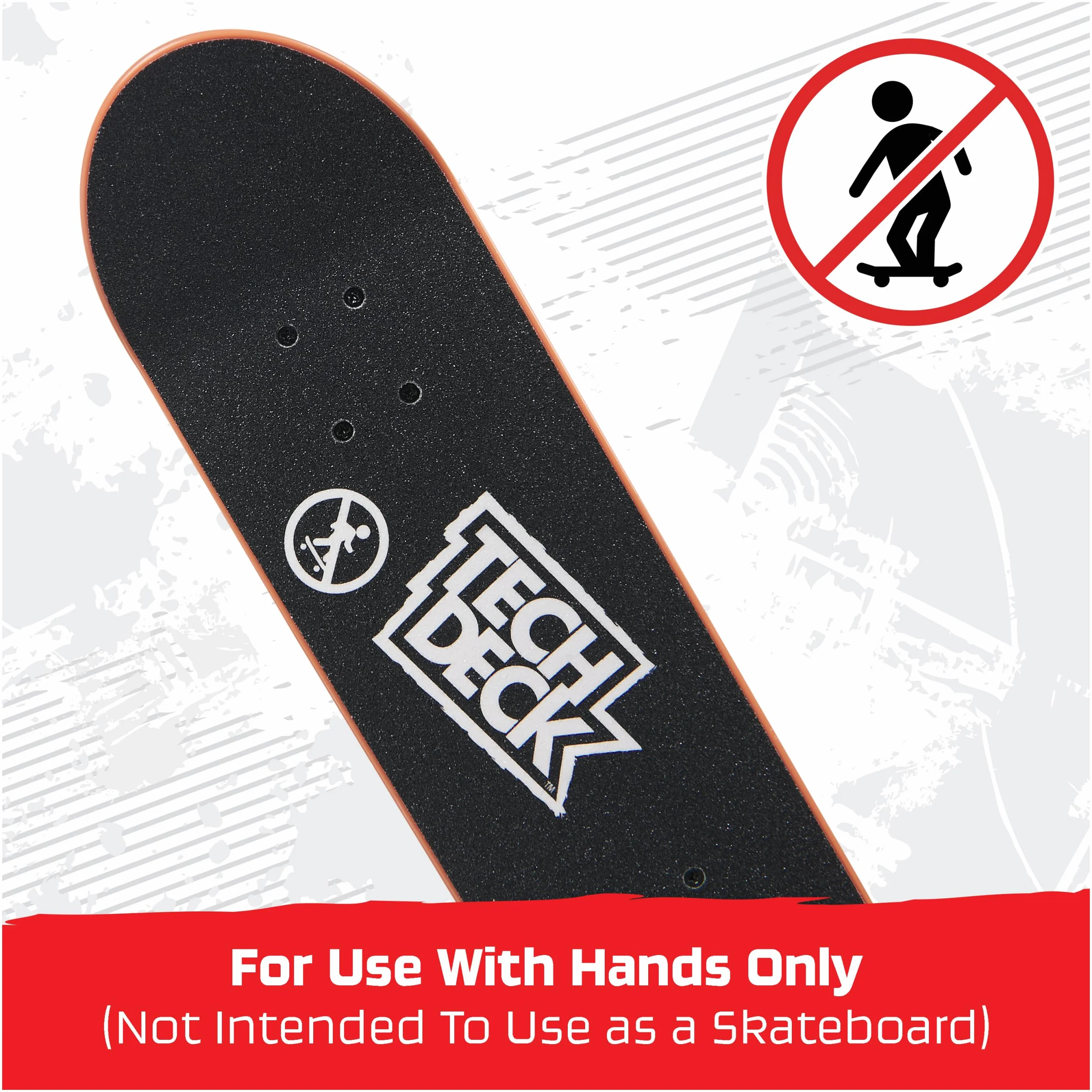 Tech Deck - Skate na palcach - 1 ręczna deska Sonic Finesse Teck Deck - Deska Sonic Finesse w formacie kolekcjonerskim 27 cm - Jazda na deskorolce rękami lub ekspozycja - Mini skate - Zabawka dla