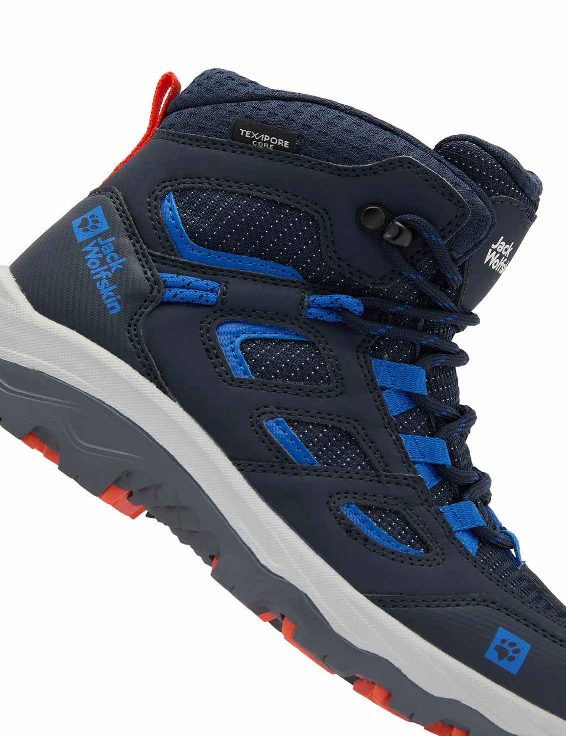 Jack Wolfskin Uniseks - dzieci Vojo Texapore Mid Kbuty na zewnątrz