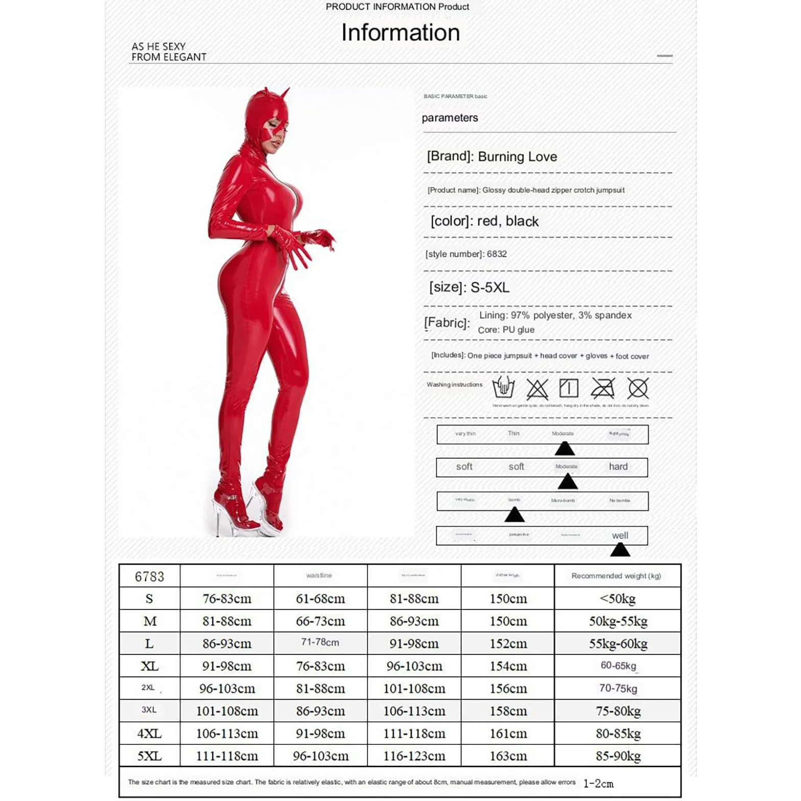 Body lateksowe dla kobiet, body damskie błyszczące PVC skórzany kombinezon całego ciała seksowny lateksowy obcisły kombinezon z zamkiem błyskawicznym gumowy