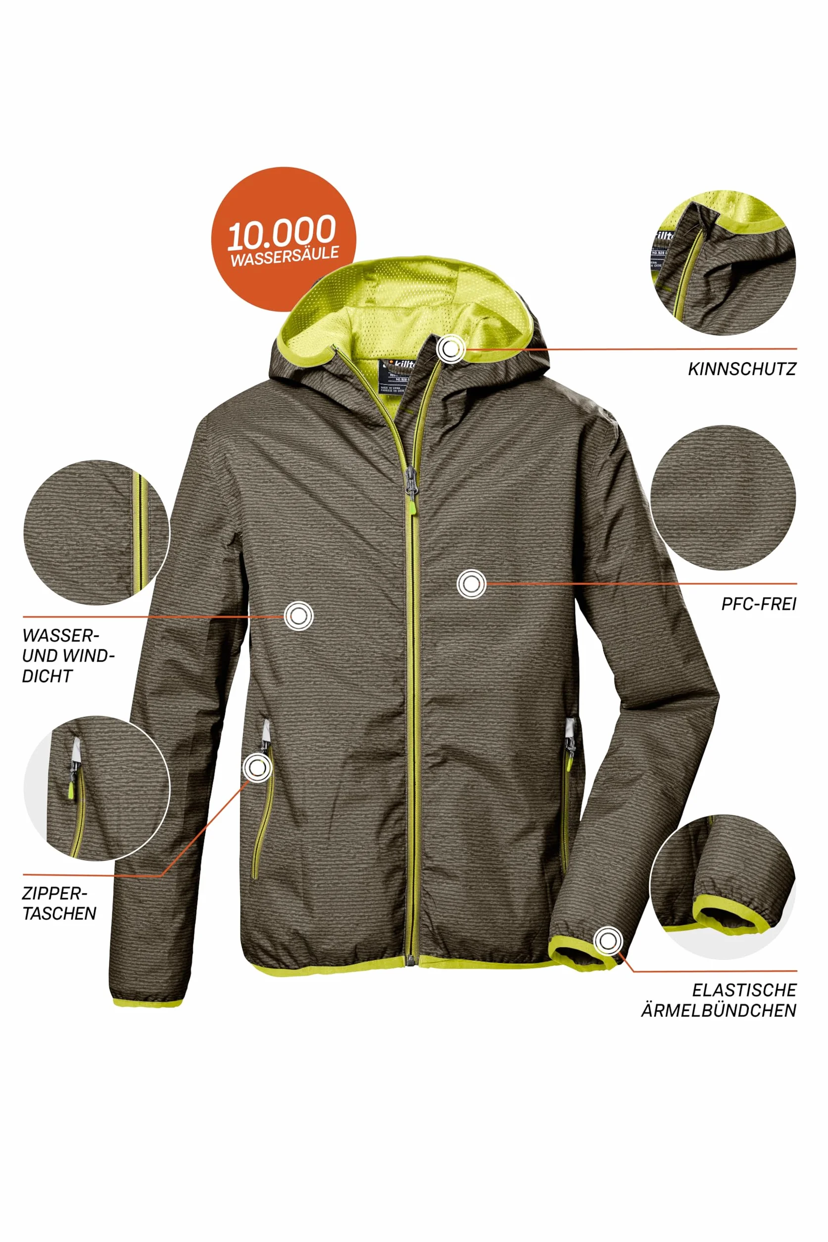 Killtec Funkcjonalna kurtka/kurtka outdoorowa z kapturem Boy´s Kos 279 Bys Jckt