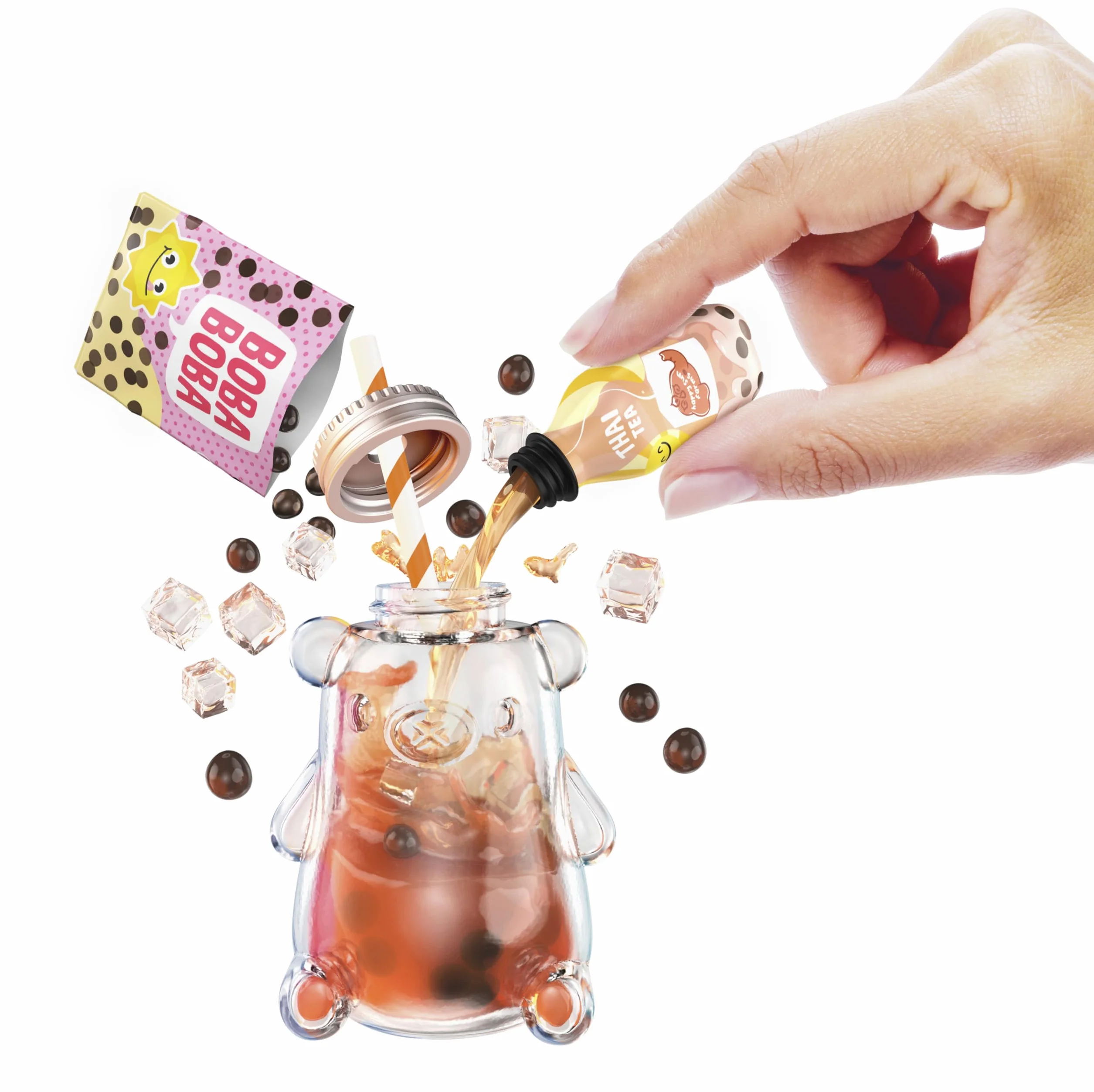 MGA's Miniverse Make It Mini Cafe Seria 4 - Mini przedmioty kolekcjonerskie, pudełko niespodzianka, majsterkowanie, zabawa żywicą, repliki żywności, dla kolekcjonerów i dzieci w wieku 8+, NIEJADALNE