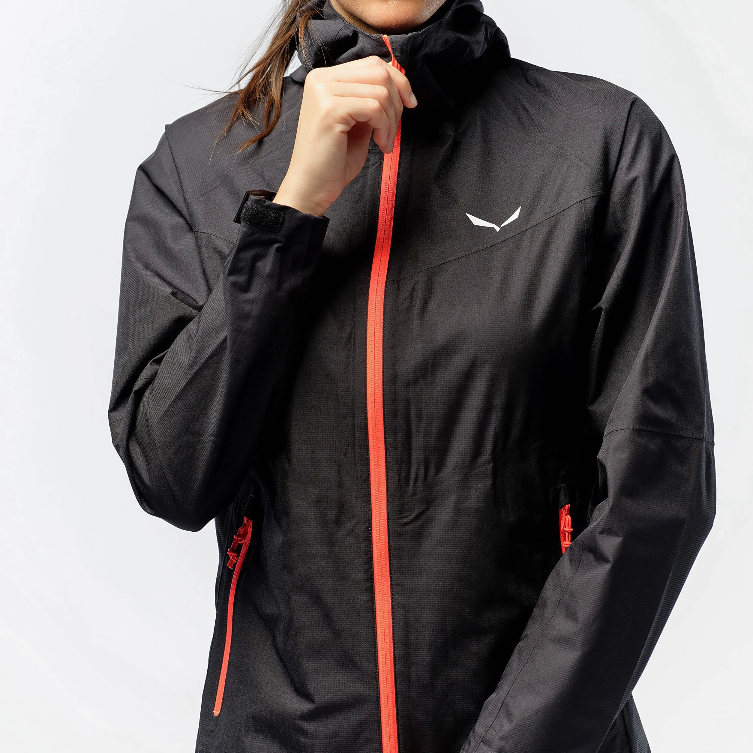 Salewa Puez Aqua 3 PTX damska kurtka hardshell, zielony (liście), rozmiar 4XL Black Out/6080 40/34