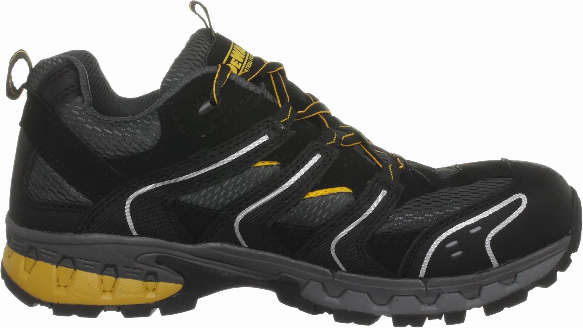 DEWALT Męskie buty ochronne Cutter Black UK 42 EUR, czarne szare, UK 42