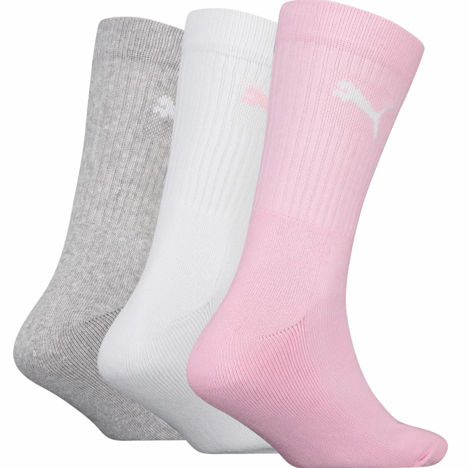 PUMA Skarpety dziecięce unisex (3 sztuki), Woda różana, 35-38