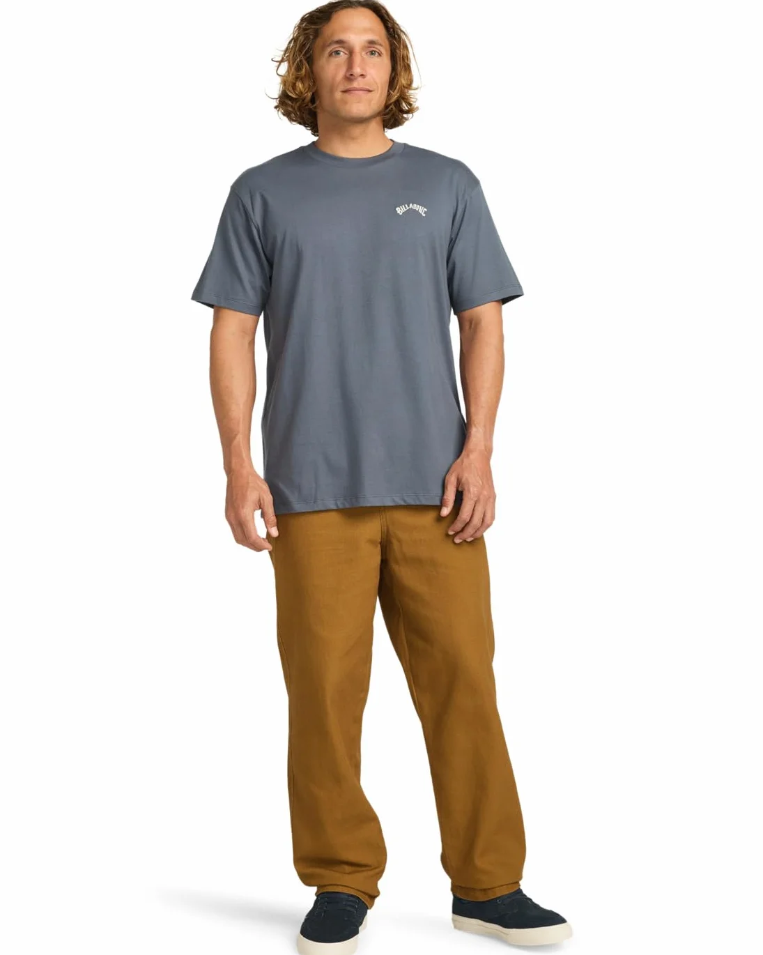 Billabong Męska koszulka z dzianiny z krótkim rękawem Arch Crew SS Czarna M