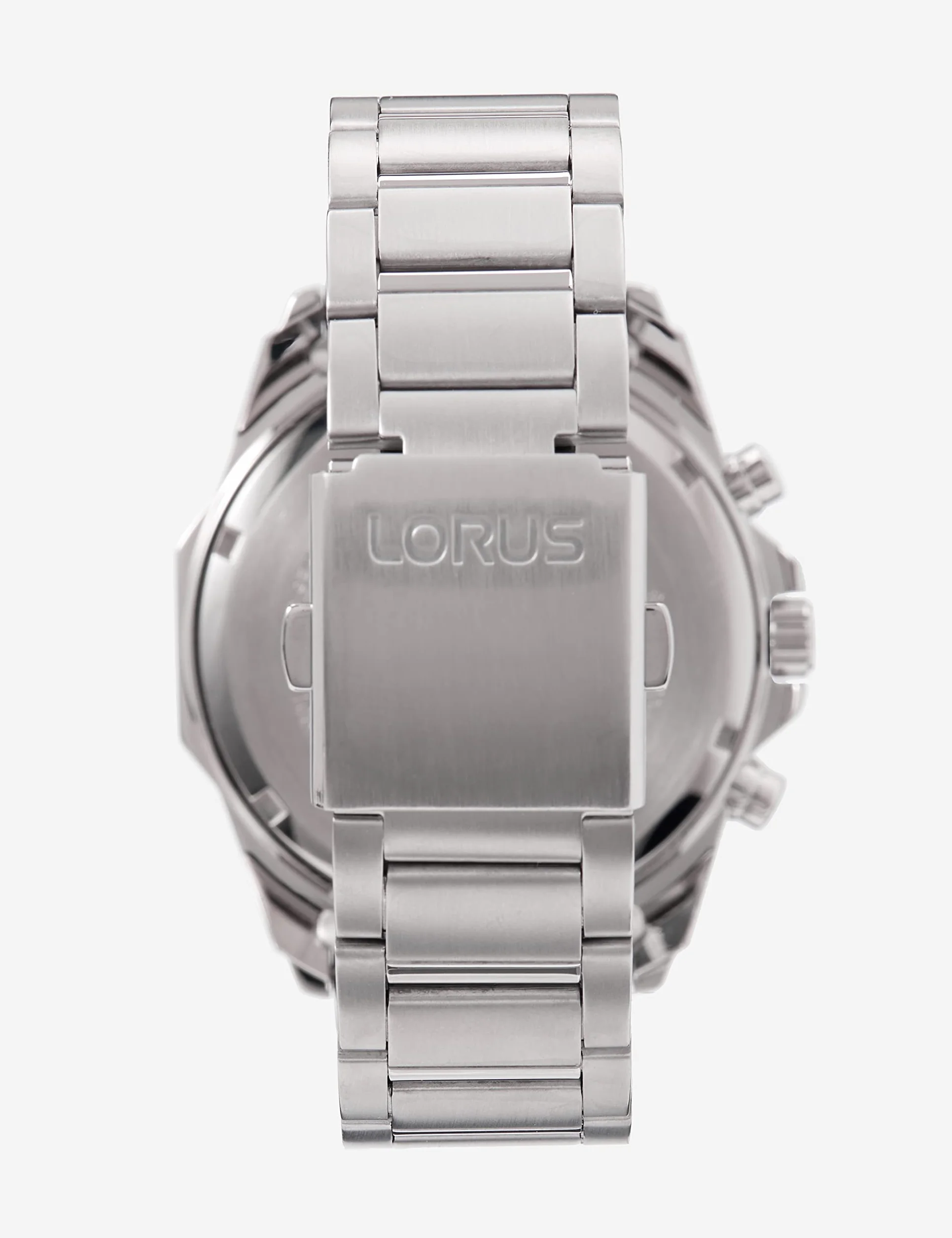 Lorus Mężczyźni Sport Zegarek, Srebrny/Czarny, 44 mm