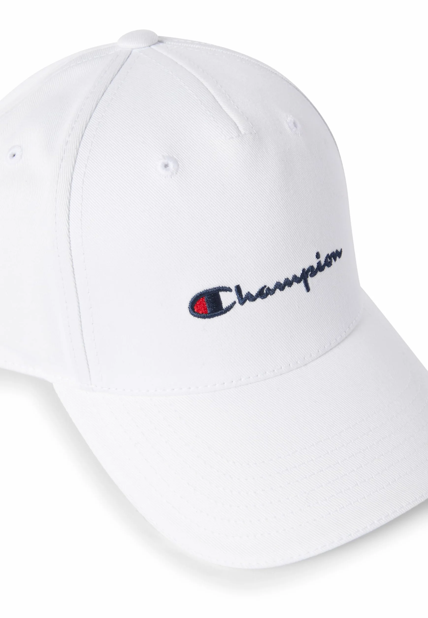 Champion Icons Accessories Junior Caps - 802421 Woven Cotton Twill Small Script Logo Czapka Baseball, Biały, Jeden rozmiar Unisex - Dzieci SS24, Biały, rozmiar uniwersalny