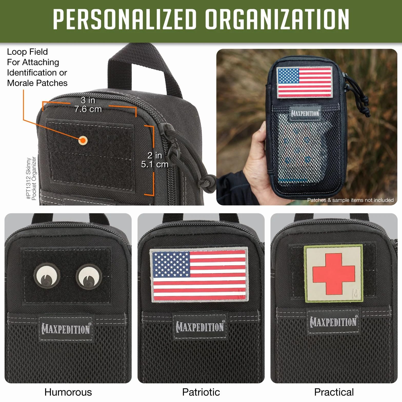 MAXPEDITION Skinny Organizer kieszonkowy