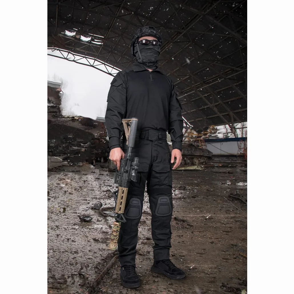 IDOGEAR G3 spodnie wojskowe z Ochraniacze na kolana męskie taktyczne spodnie w stylu cargo spodnie robocze wojskowe spodnie