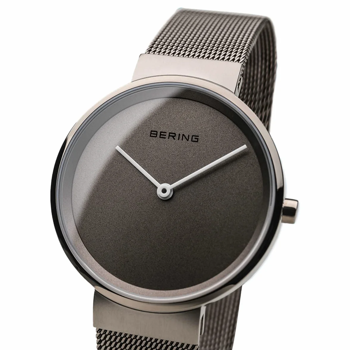 BERING Unisex zegarek na rękę analogowy kwarcowy stal szlachetna bransoletka