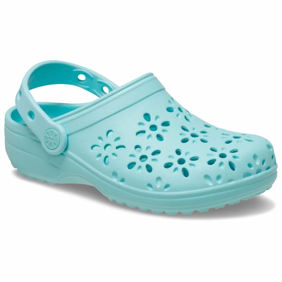Crocs Uniseks - dzieci Classic Floral Cut Out Clog KChodak