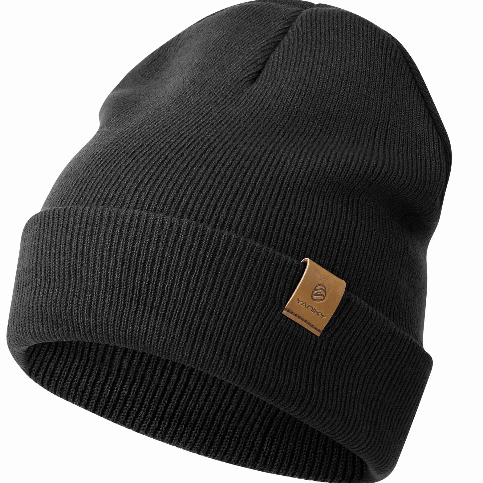 YANIKY Czapka damska, męska, zimowa, miękka, wygodna, ciepła czapka z dzianiny, unisex, wiatroszczelna czapka zimowa, klasyczna czapka beanie, idealna na jesień, zimę i wiosnę