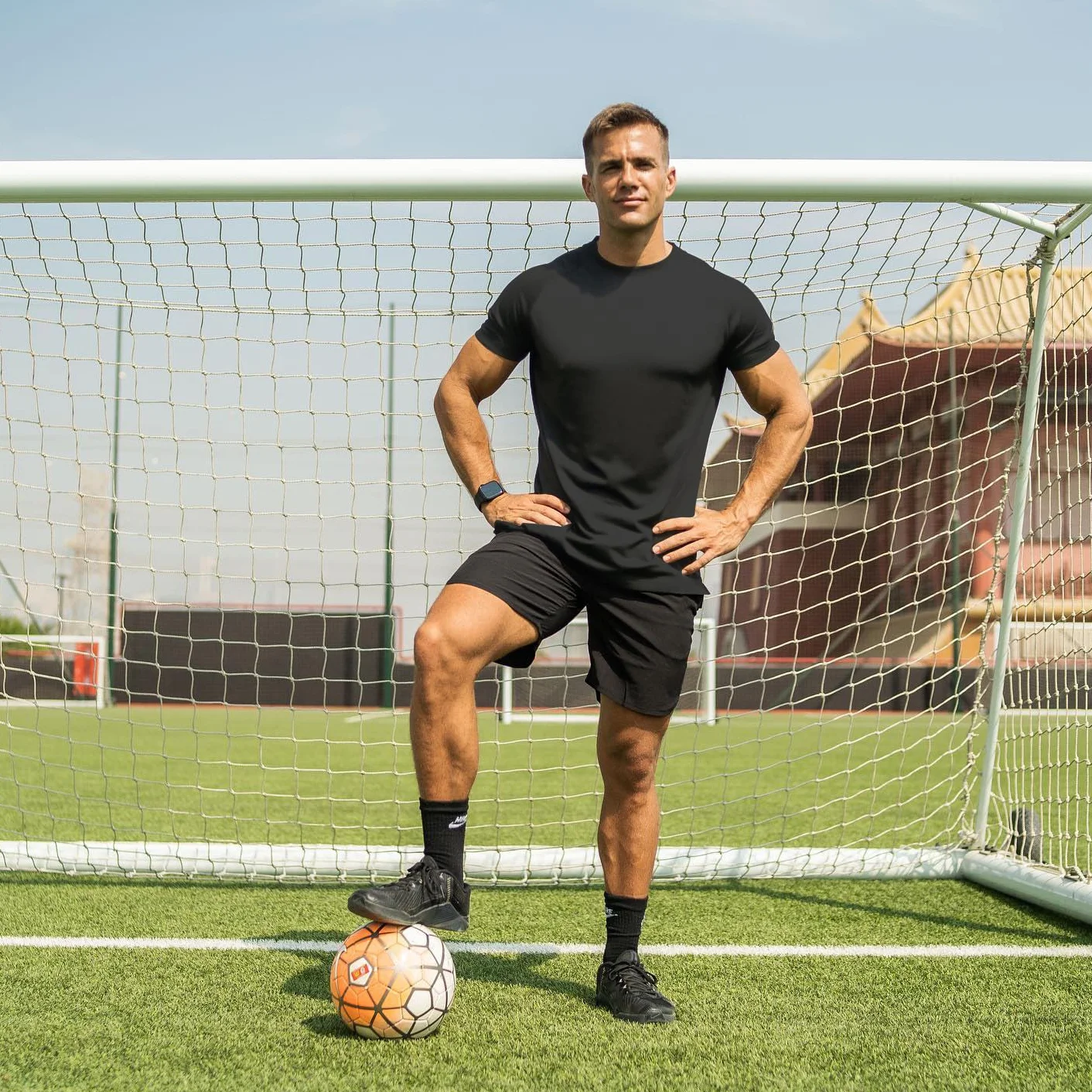 JULY'S SONG Odzież sportowa dla mężczyzn, kompresyjna, zestaw 5 sztuk, odzież fitness, dres treningowy, elastyczna odzież sportowa, na siłownię, do biegania, na zewnątrz