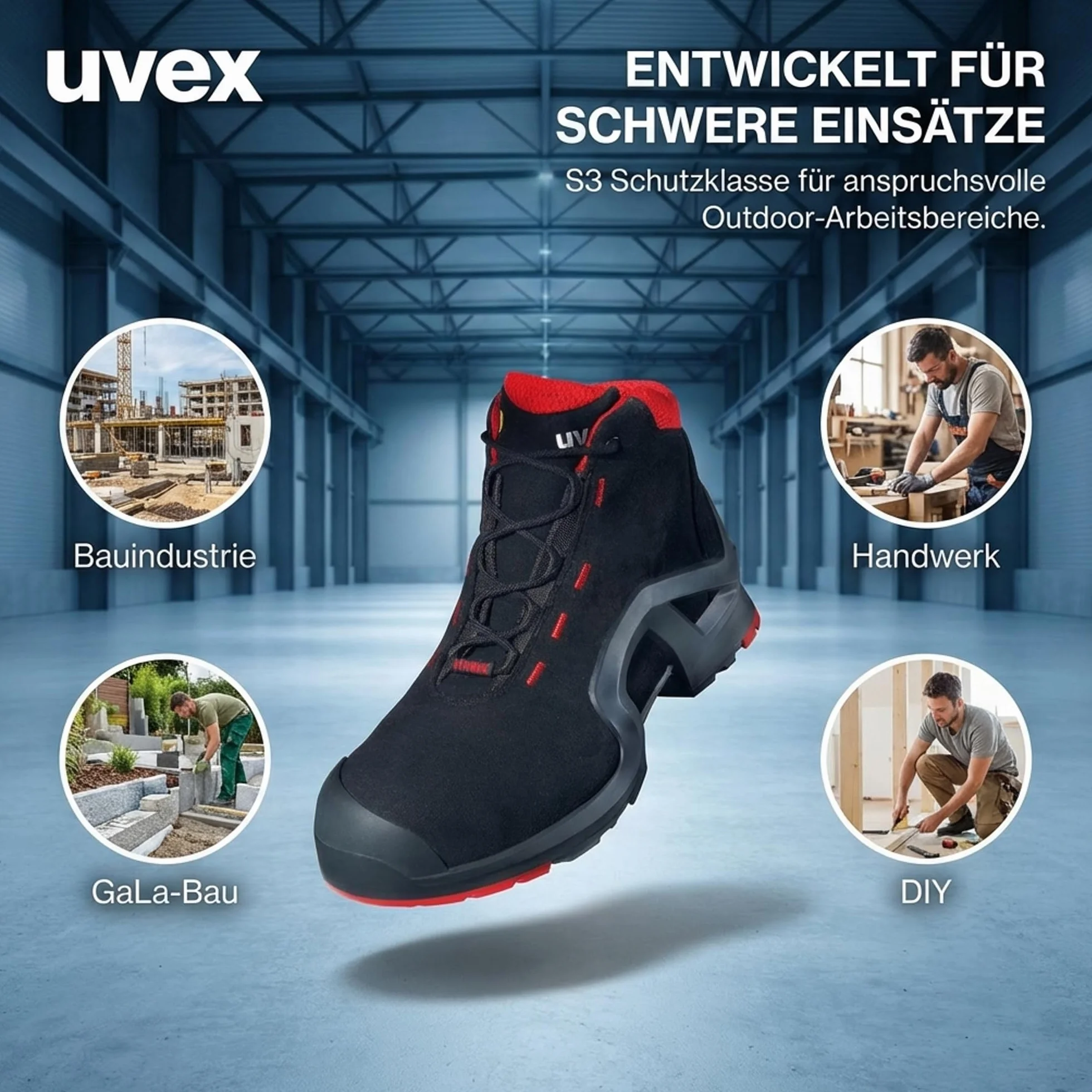 Uvex 85172, wysoki top m?ski
