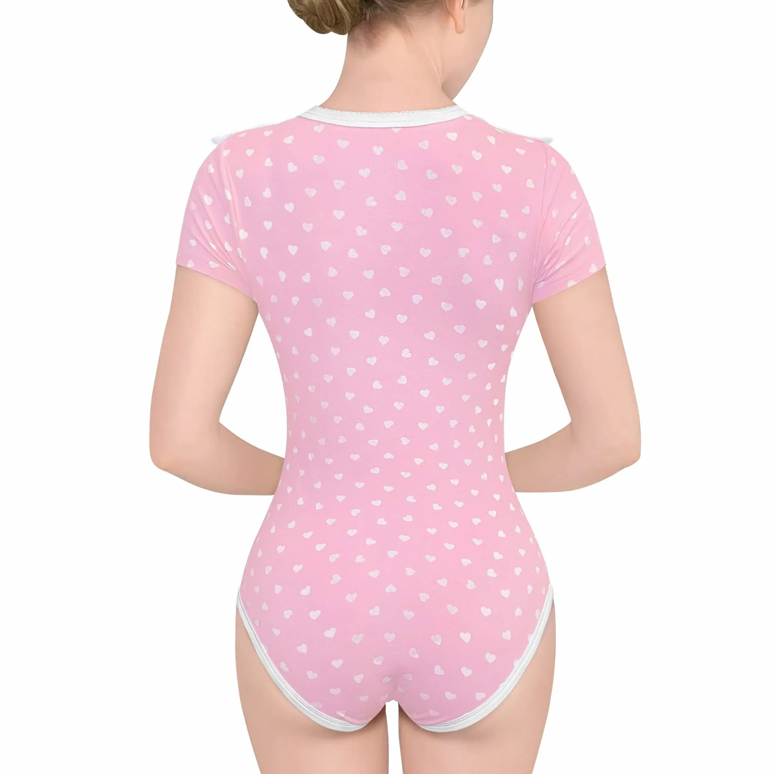 LittleForBig Bawełniany śpioszki Onesie Piżama Bodysuit- Szlachetna Ruletka Kokardka Śliniak Bodysuit